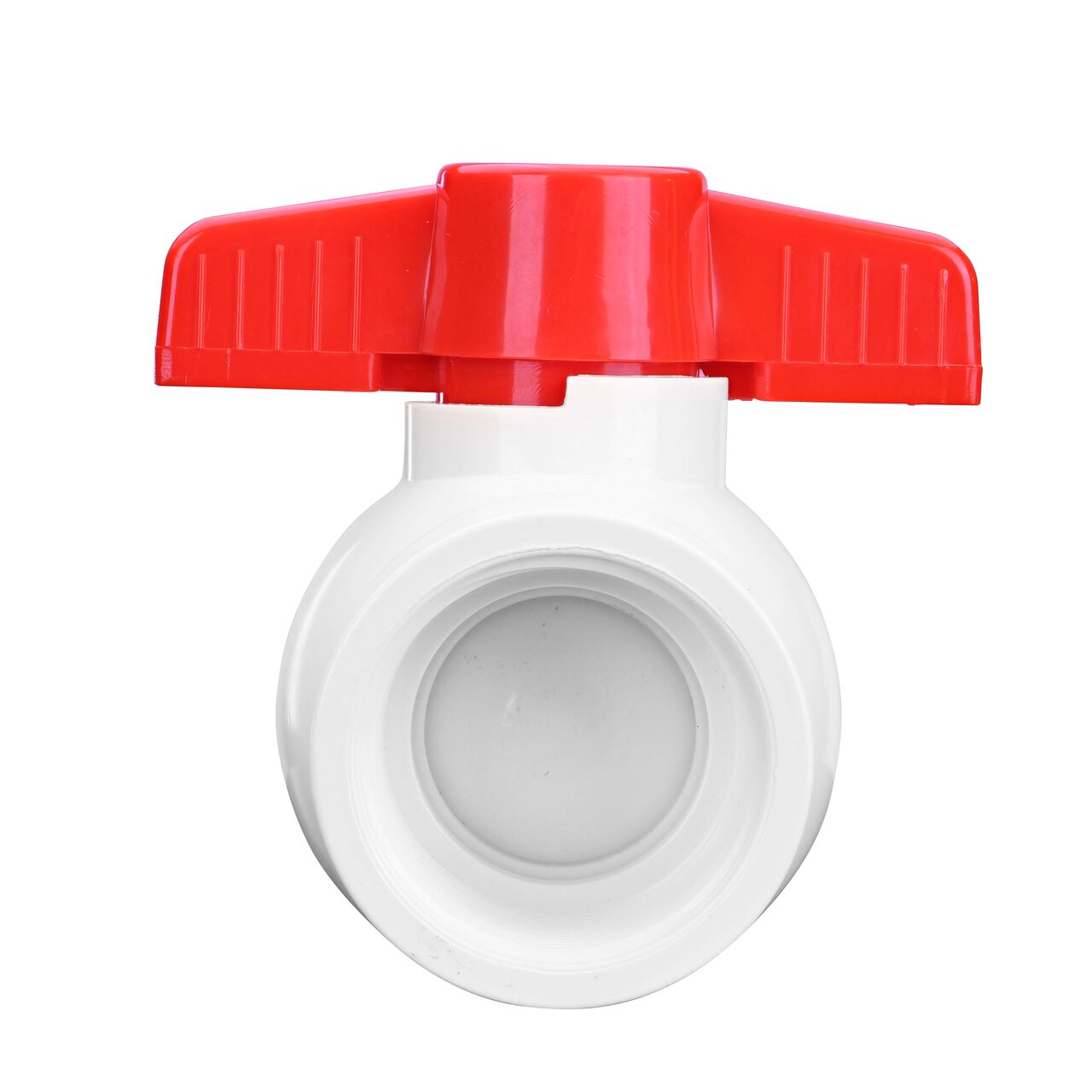 NDS 1-1/2 in. PVC IPS Ball Valve have a handle to easily rotate the ball and close off pipelines which is perfect for pool and spa, irrigation, and plumbing installations (NDS E1320-15)