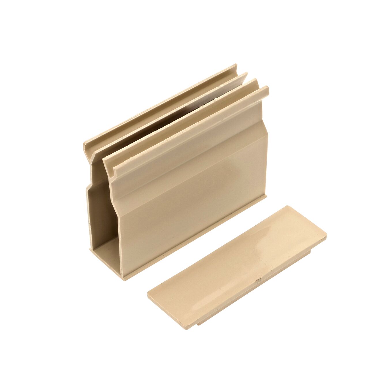 Alternate View of the NDS Sand Micro Channel™ Drain Cleanout (NDS 8652) with the removable piece facing down