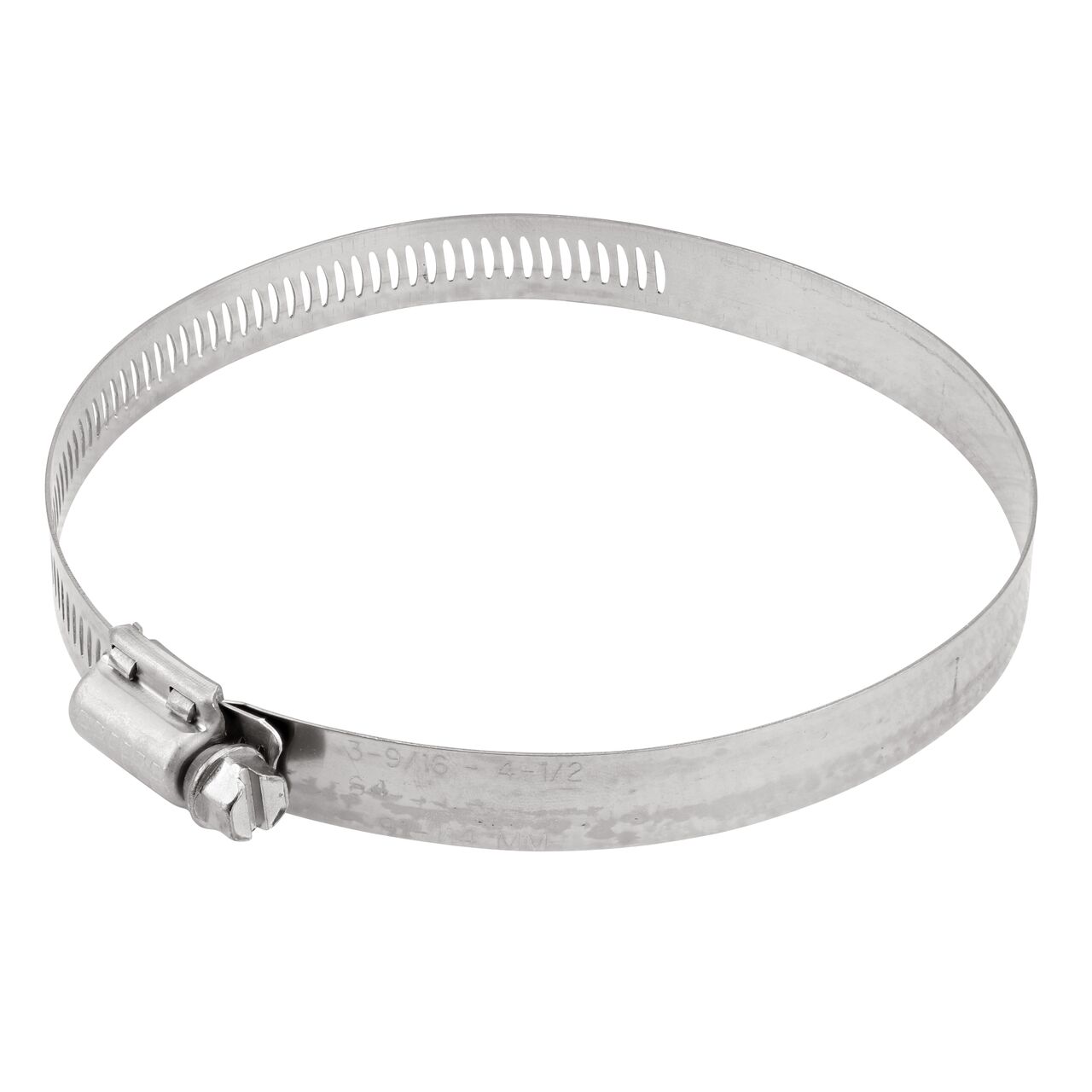 The NDS SAE 64 Worm Drive Hose Clamp with Aero Seal 1/2 in. band width (NDS 64064H) has a heavy duty 4-piece Quadra-Lock design to provide strength and stability; includes underside plate for added strength
