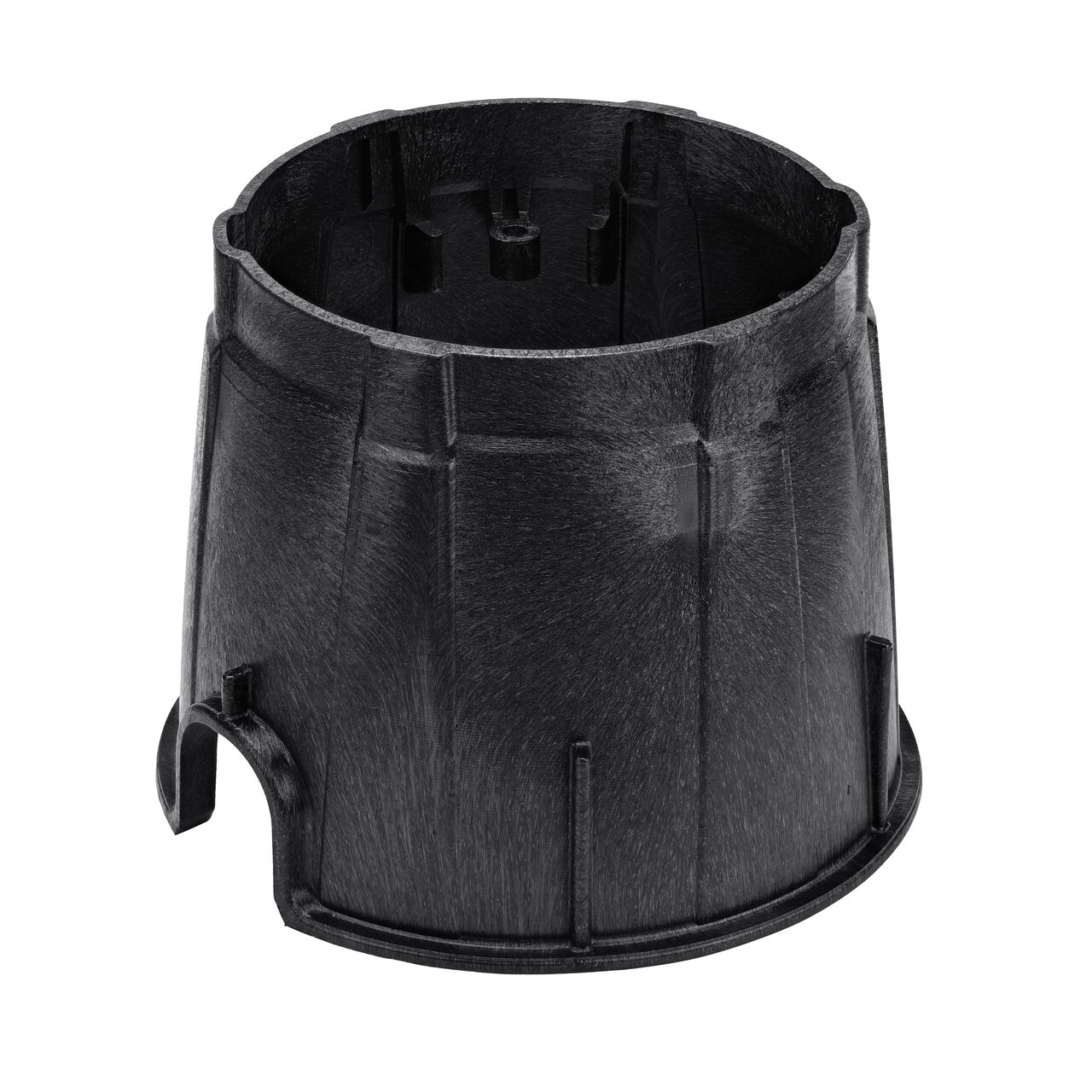 The NDS 10 in. Round Pro-Spec® Series Valve Box is an 10 in. high Black Box that protects and conceals components (NDS 311B)