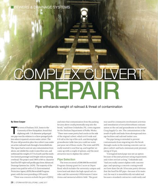 Complex Culvert Repair - Storm Water Solutions