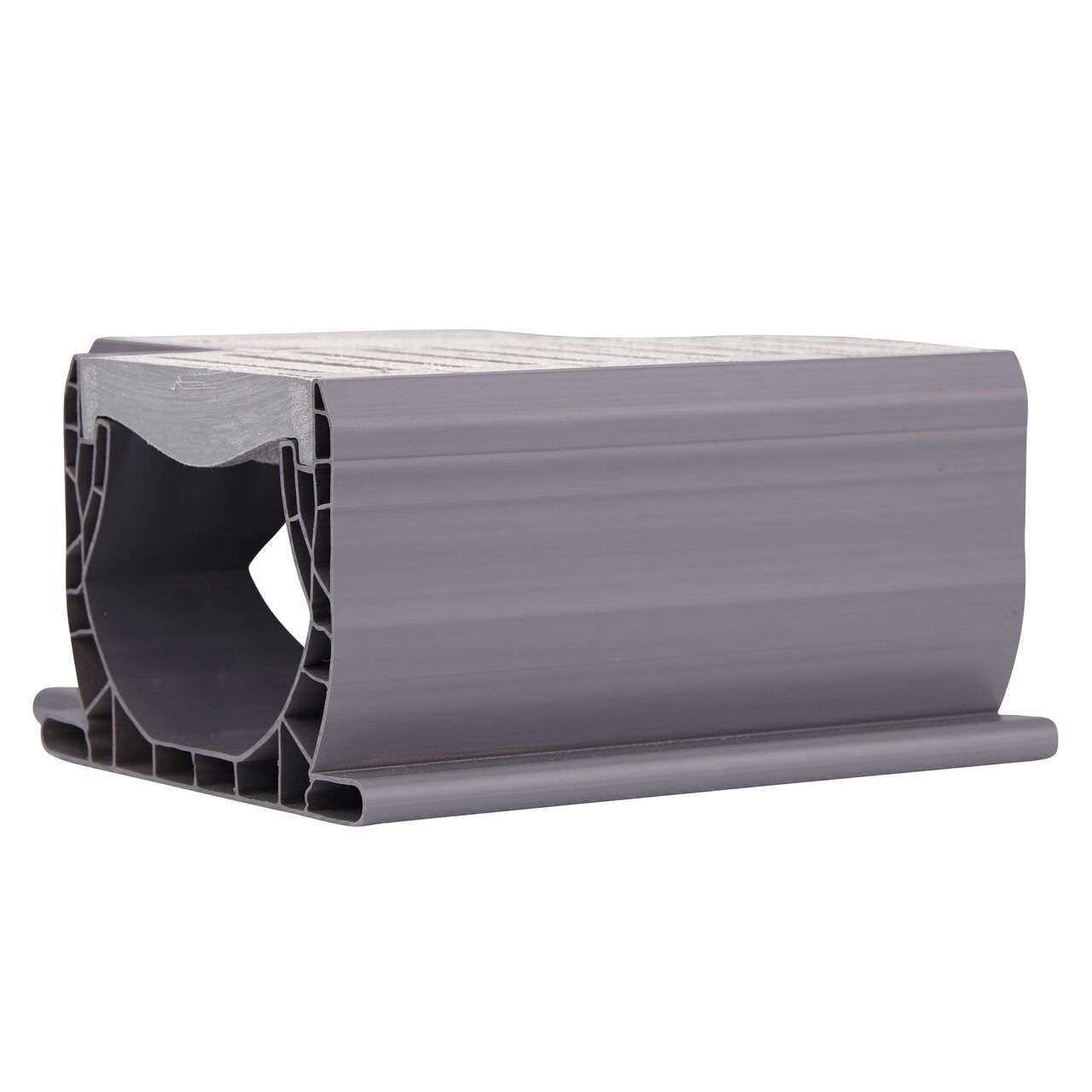 Side view of straight edge of the Tee on the Spee-D® Channel Drain and Grate with Tee (NDS 2371)