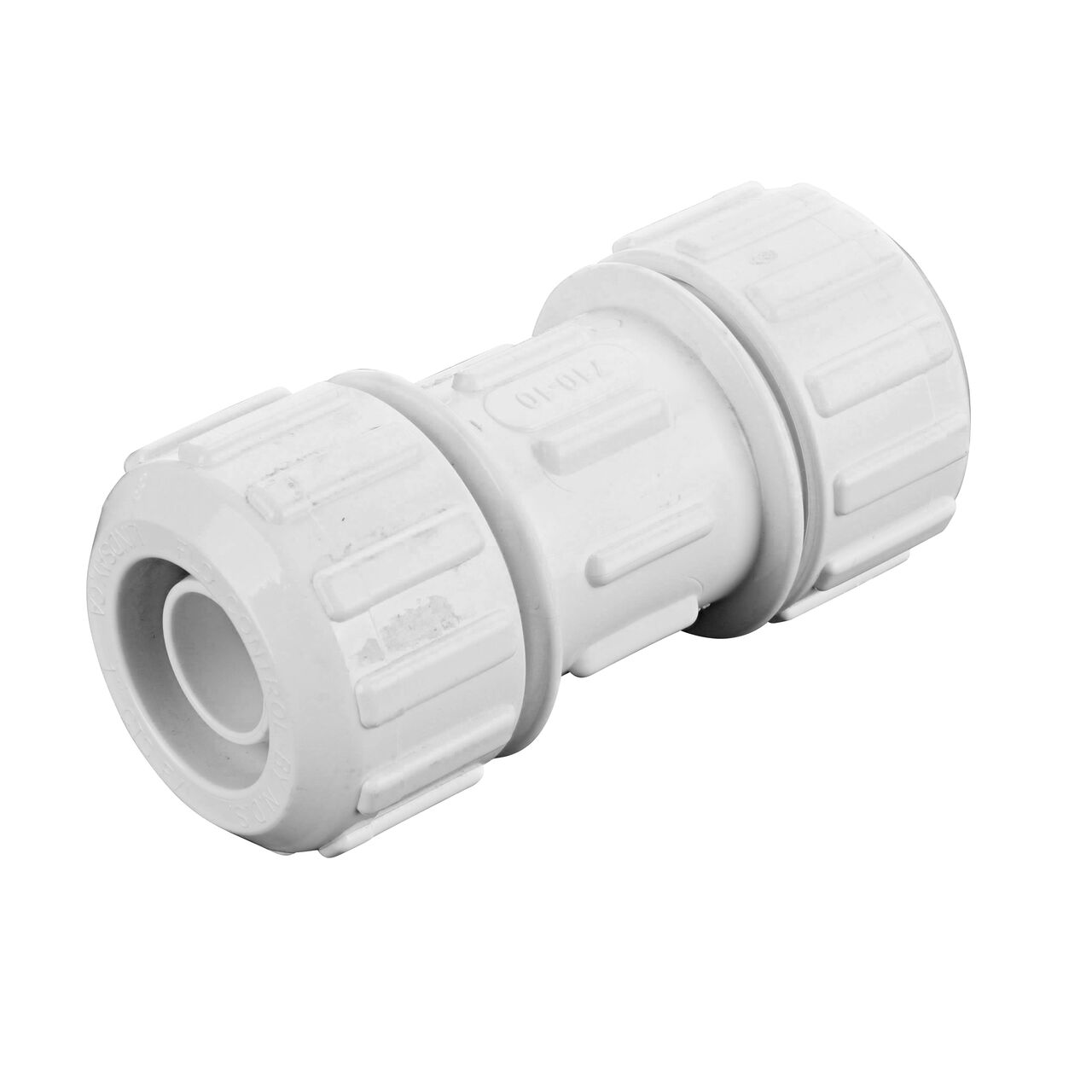 Flo Lock compression end of the NDS 1 in. Flo-Lock™ Gripper Coupling that connects to 1 in. SDR-9 CTS pipe (NDS 710-10)