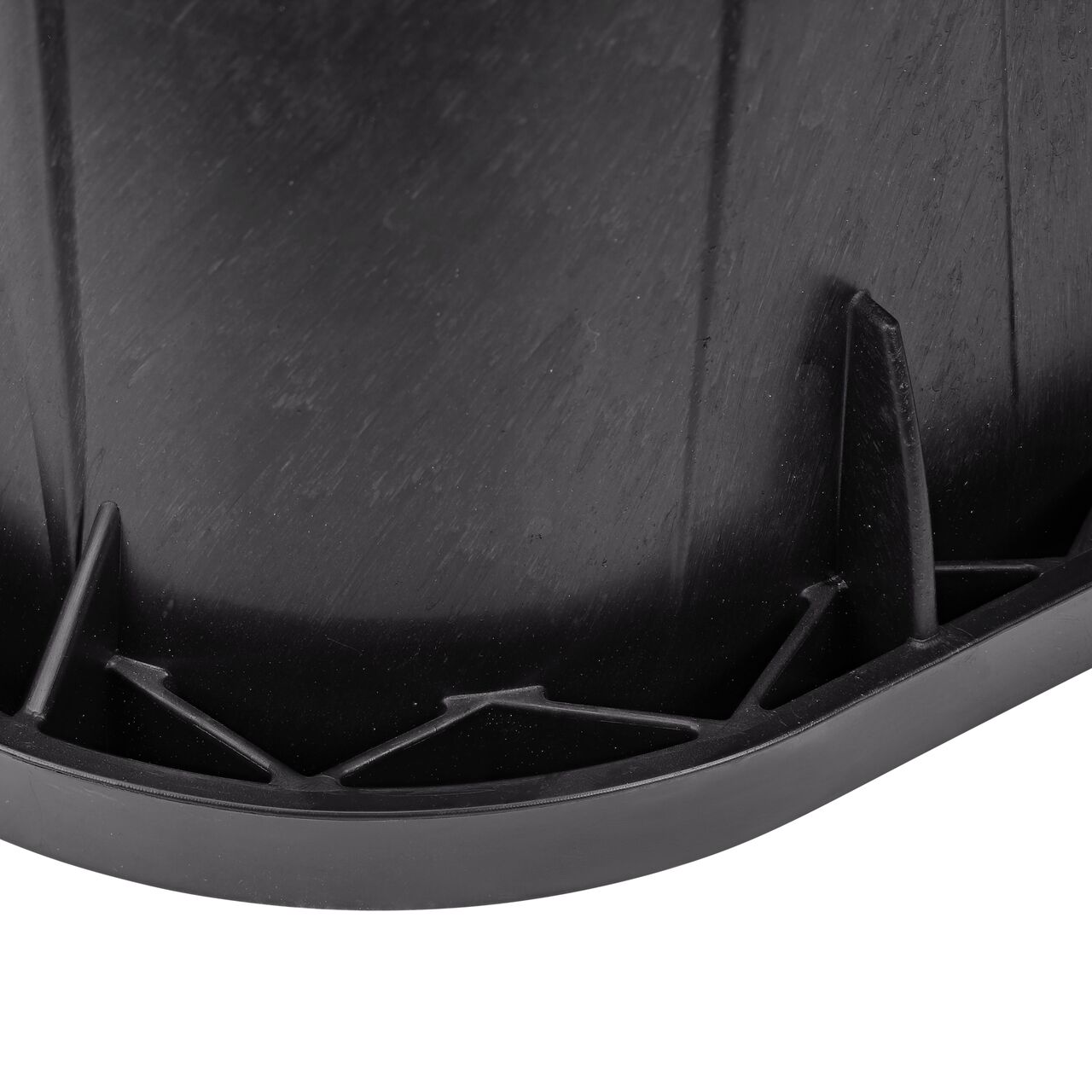 Closeup view of the outside reinforced edges on the NDS 14 X 19 in. Rectangular Pro-Spec® Series Box (NDS 313BCBBLK)