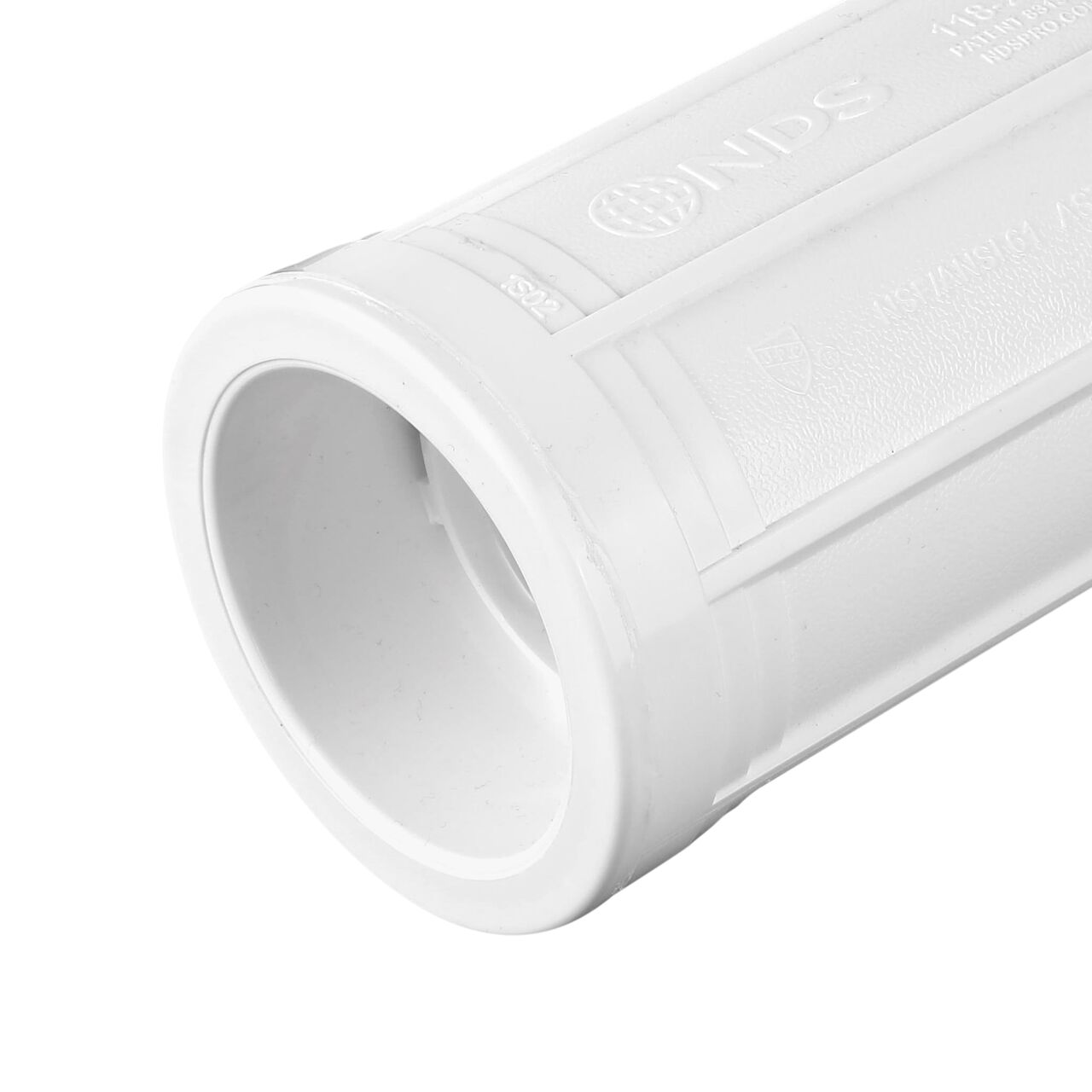 Patented Grip-Lock technology on the compact Pro-Span 2 in. expansion repair coupling (NDS 118-20C) prevents piston from spinning when inserting onto pipe and allows the use of the body as a handle; easy-grip bars/ribs make it easier to twist, even with wet and muddy hands
