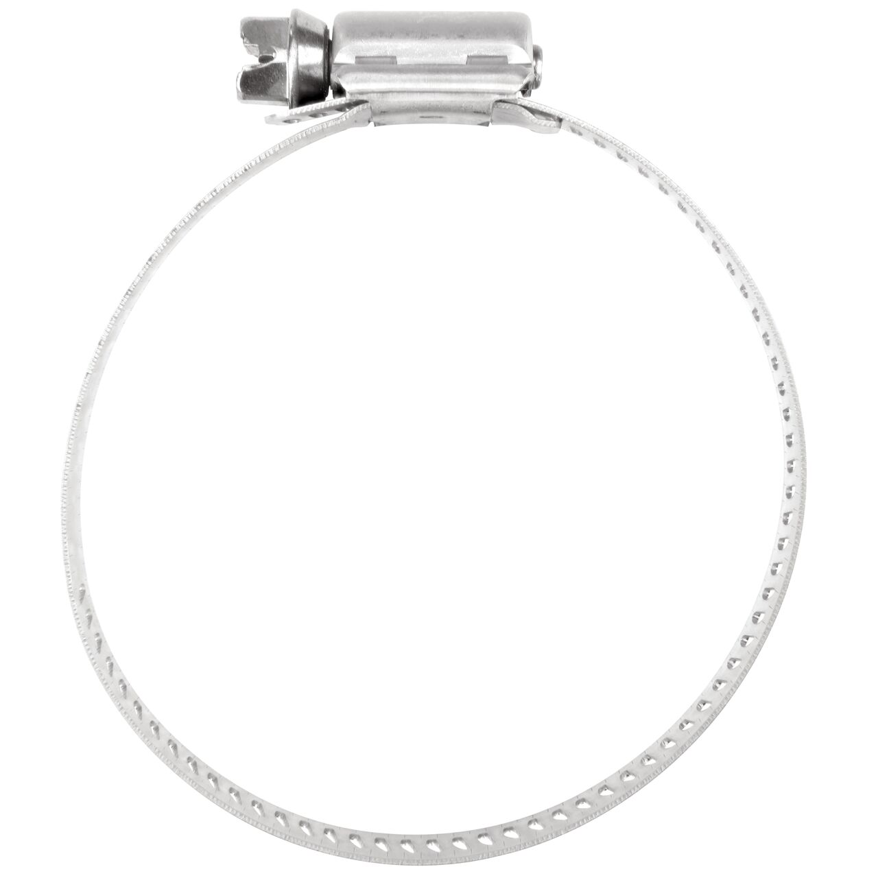 The NDS SAE 36 Worm Drive Hose Clamp with Aero Seal 1/2 in. band width (NDS 64036H) has a diameter range of 1-13/16 - 2-3/4 in.