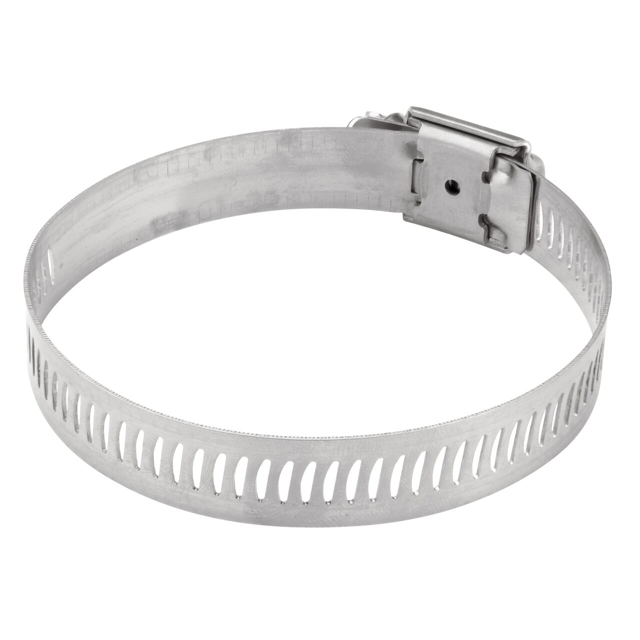 The NDS SAE 36 Worm Drive Hose Clamp with Aero Seal 1/2 in. band width (NDS 64036H) has arcial perforated slots in band for added strength and smoother engagement