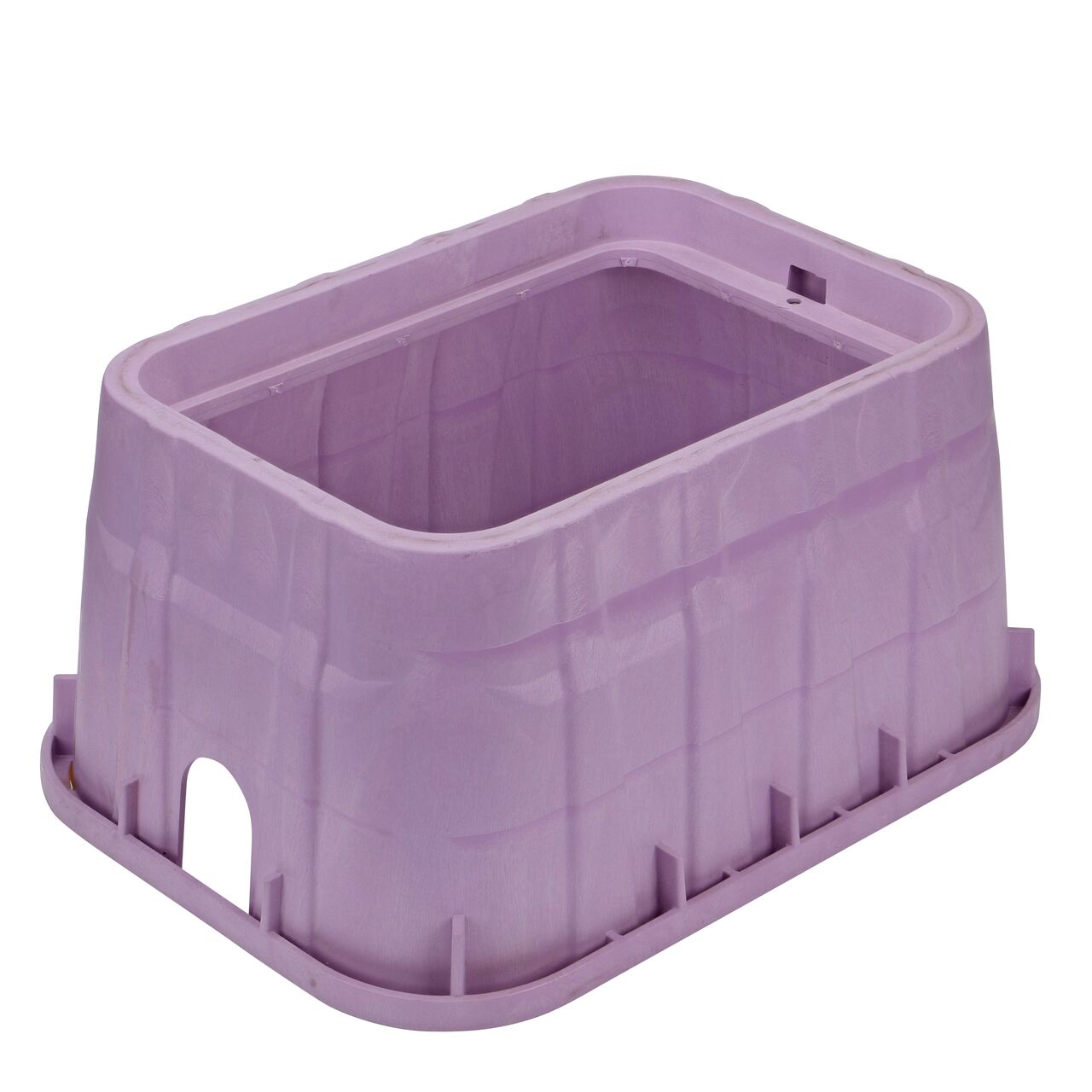 The NDS 13 in. X 20 in. Rectangular Pro-Spec® Series Valve Box is a 12-5/8 in. high Purple Box that protects and conceals components (NDS 318PB)