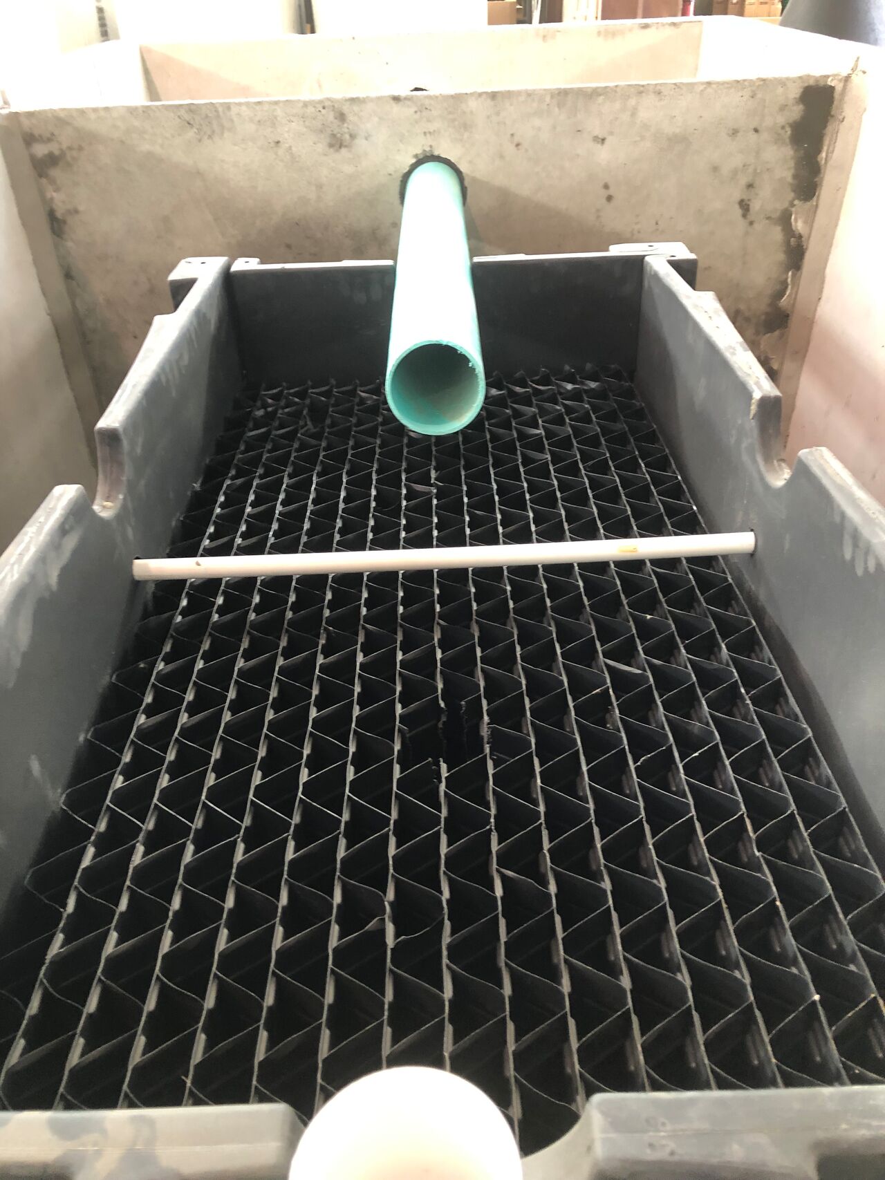 ECOPOD-N Install in Concrete Tank - Delaware Residence 2