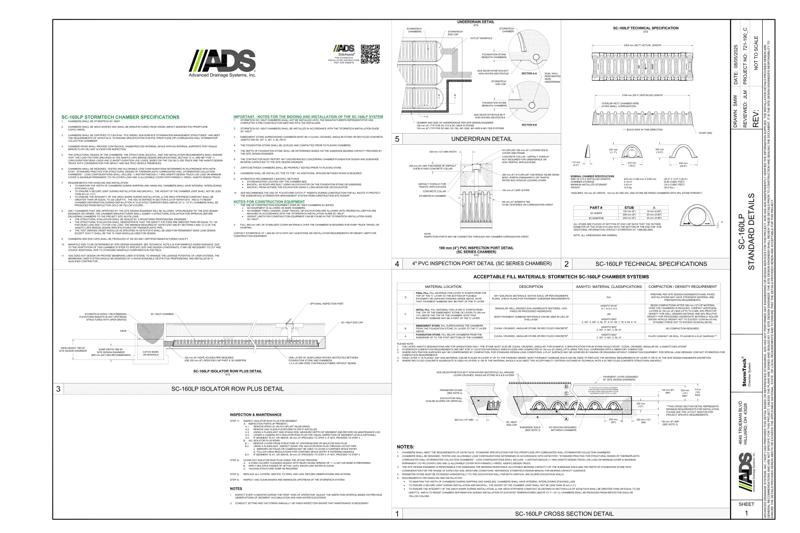 SC-160LP StormTech Full Detail Sheet