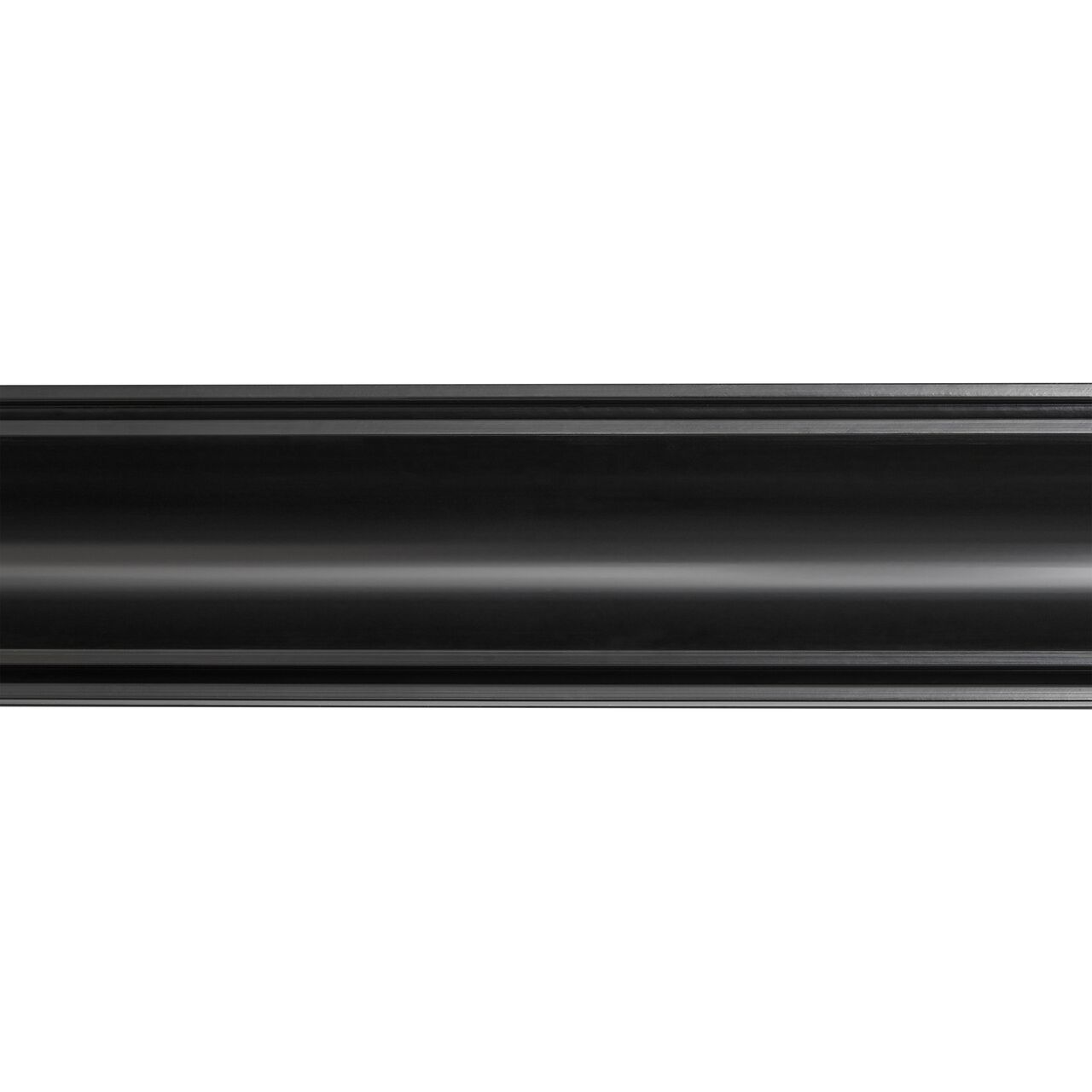 Top Down view of the inside on the NDS Slim™ Channel Drain showing it is all one piece (NDS 9209)