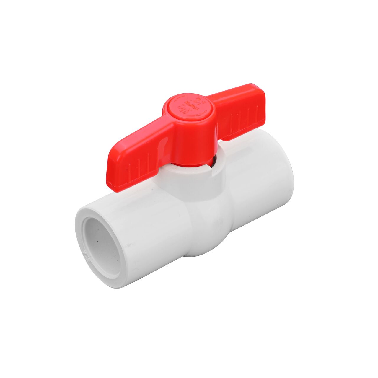 Create a shut-off point in your pipeline with the NDS 1/2 in. PVC CTS Ball Valve with slip connections (NDS E1310-05)