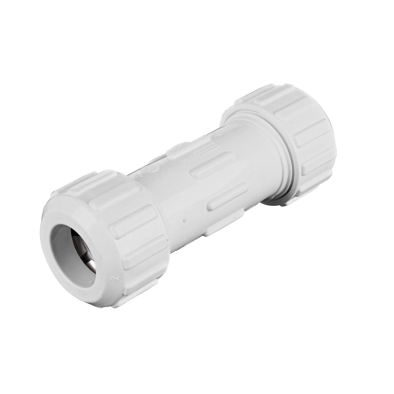 NDS 3/4 in. Flo Lock PVC Gripper Coupling (NDS 112-07) has two compression ends that creates a leak-resistant connection to IPS pipe