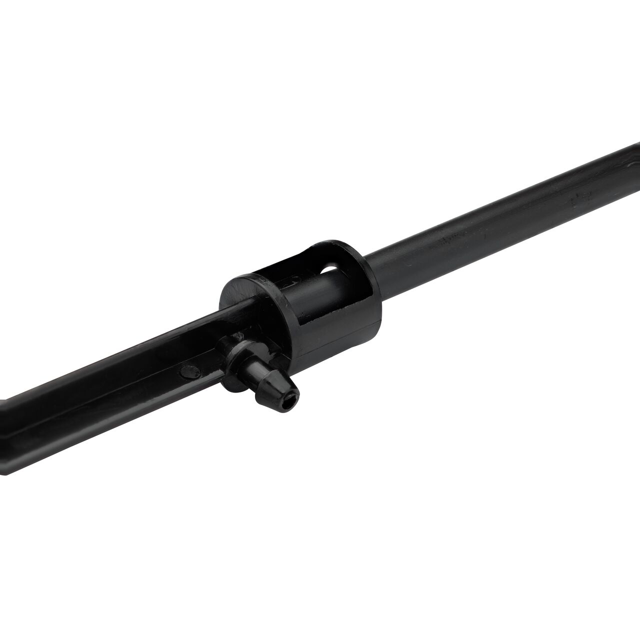 The NDS 6 in Stake with 6 in. Riser includes a barbed connection fitting for distribution tubing (NDS S5R6)
