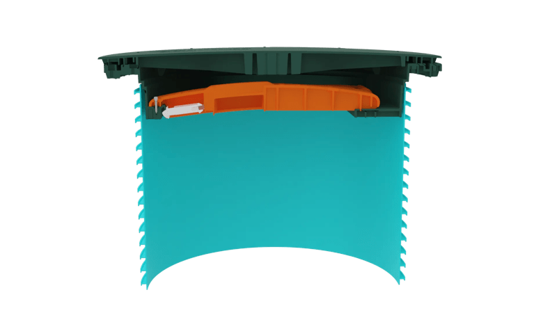Guardian - Cutaway - Ultra-Rib Riser + Lid