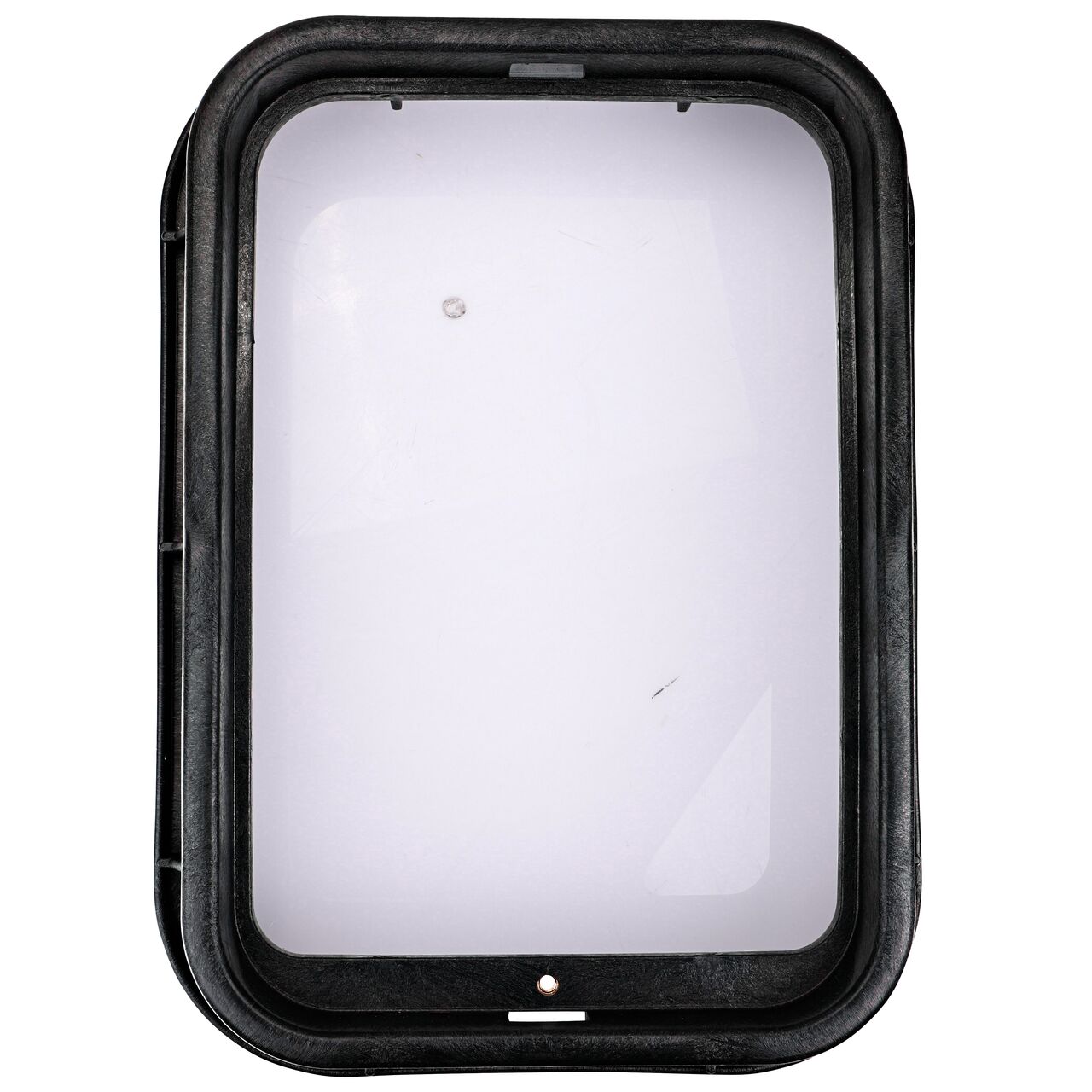 Top down view inside the black NDS 13 in. X 20 in. Jumbo Meter Box Extension (NDS 117-6)