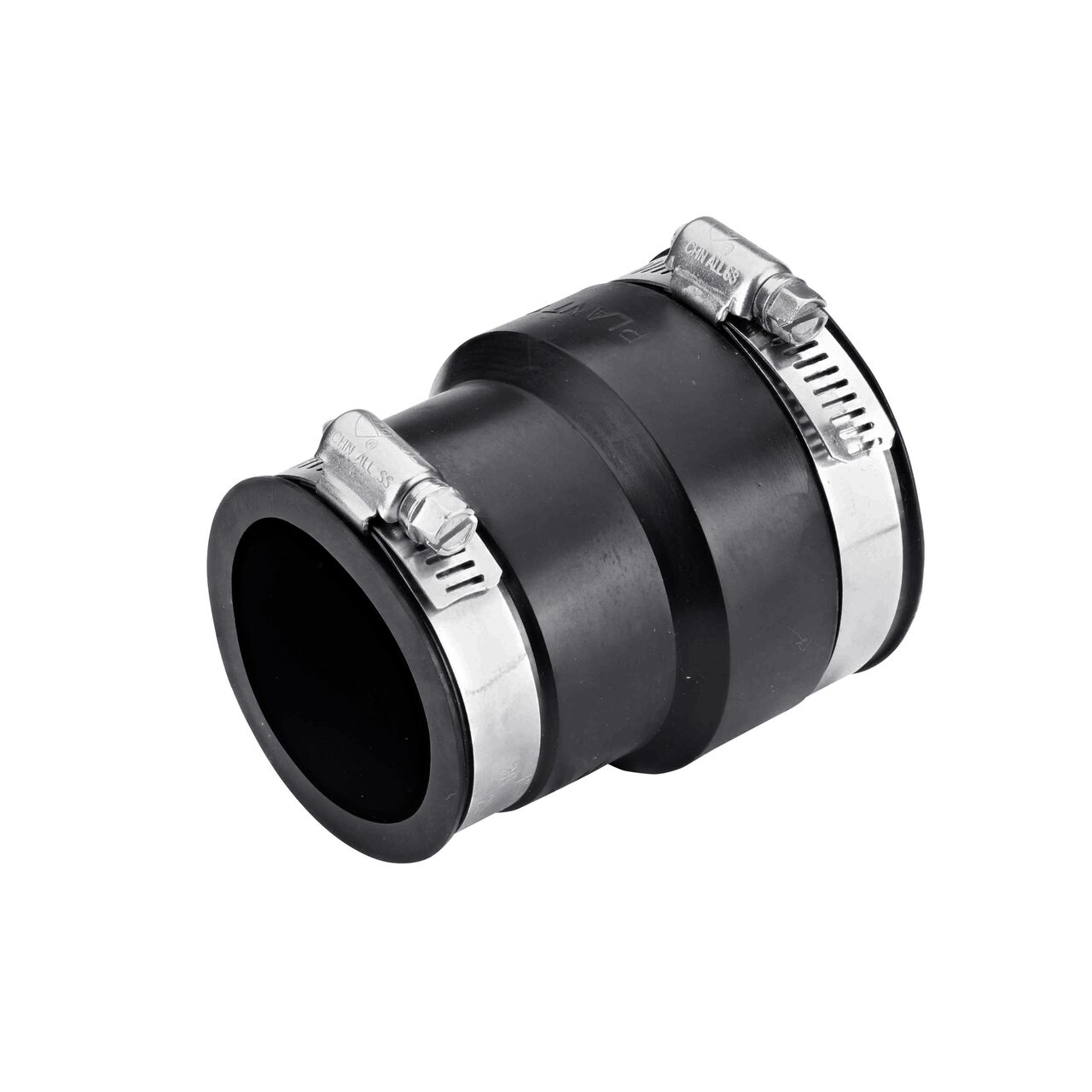 The NDS 2 in. X 1-1/2 in. flex coupling connects two cast iron/sewer and drain or DWV/copper/steel/lead pipes (NDS 56-2150)