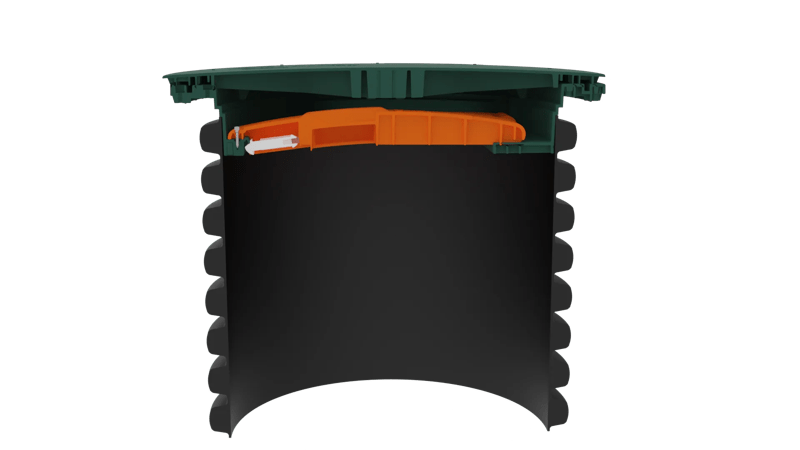 Guardian - Cutaway - Corrugated Pipe + Lid