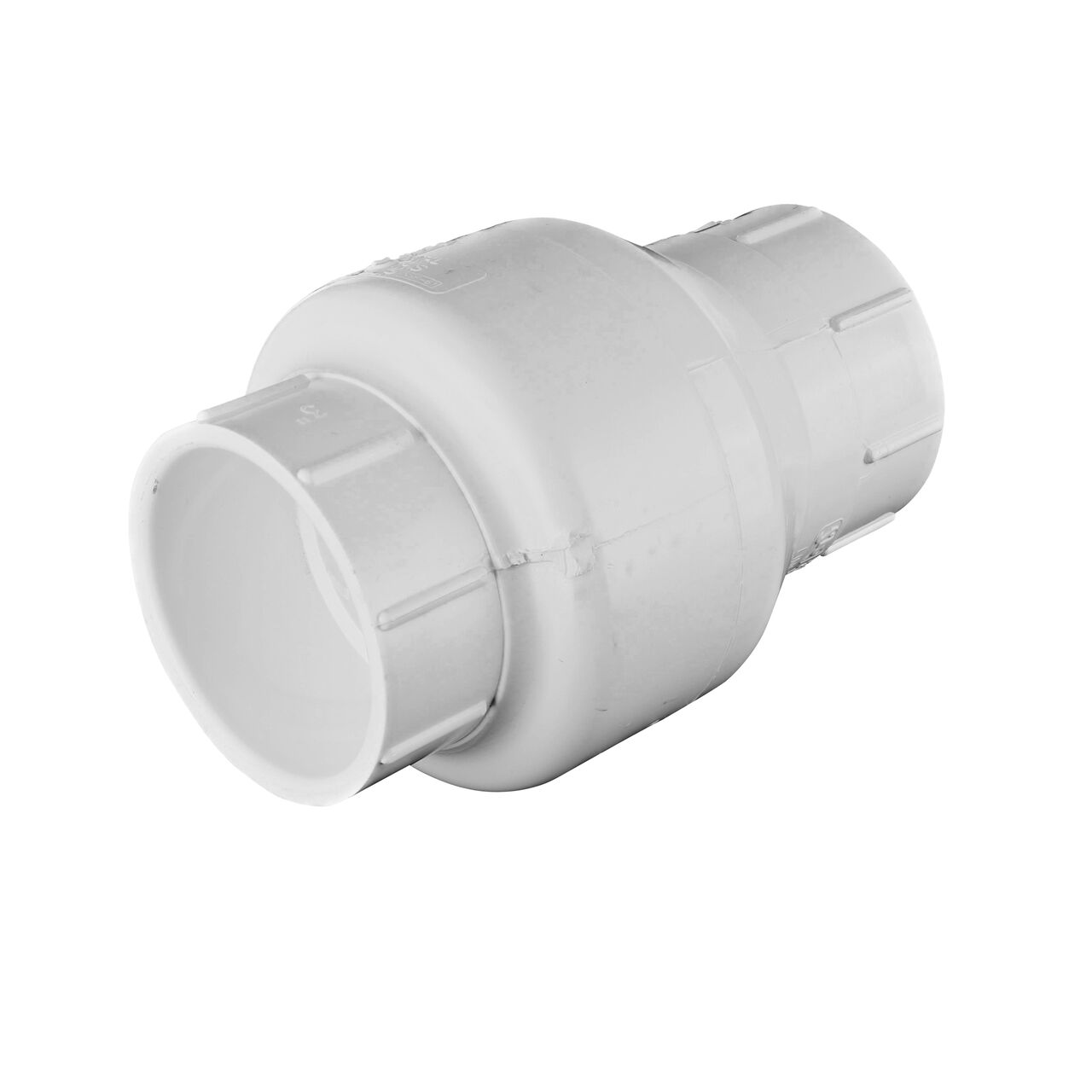 Alternate direction of the NDS White 3 in. slip end by slip end PVC Swing Check Valve (NDS 1520-30)