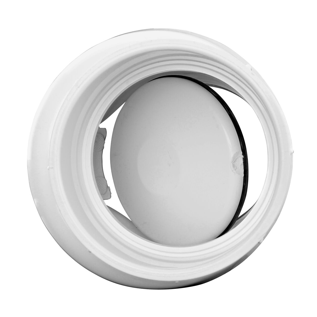 Direct water flow through your irrigation system through the valve on the NDS White 4 in. slip end by slip end PVC Swing Check Valve (NDS 1520-40)