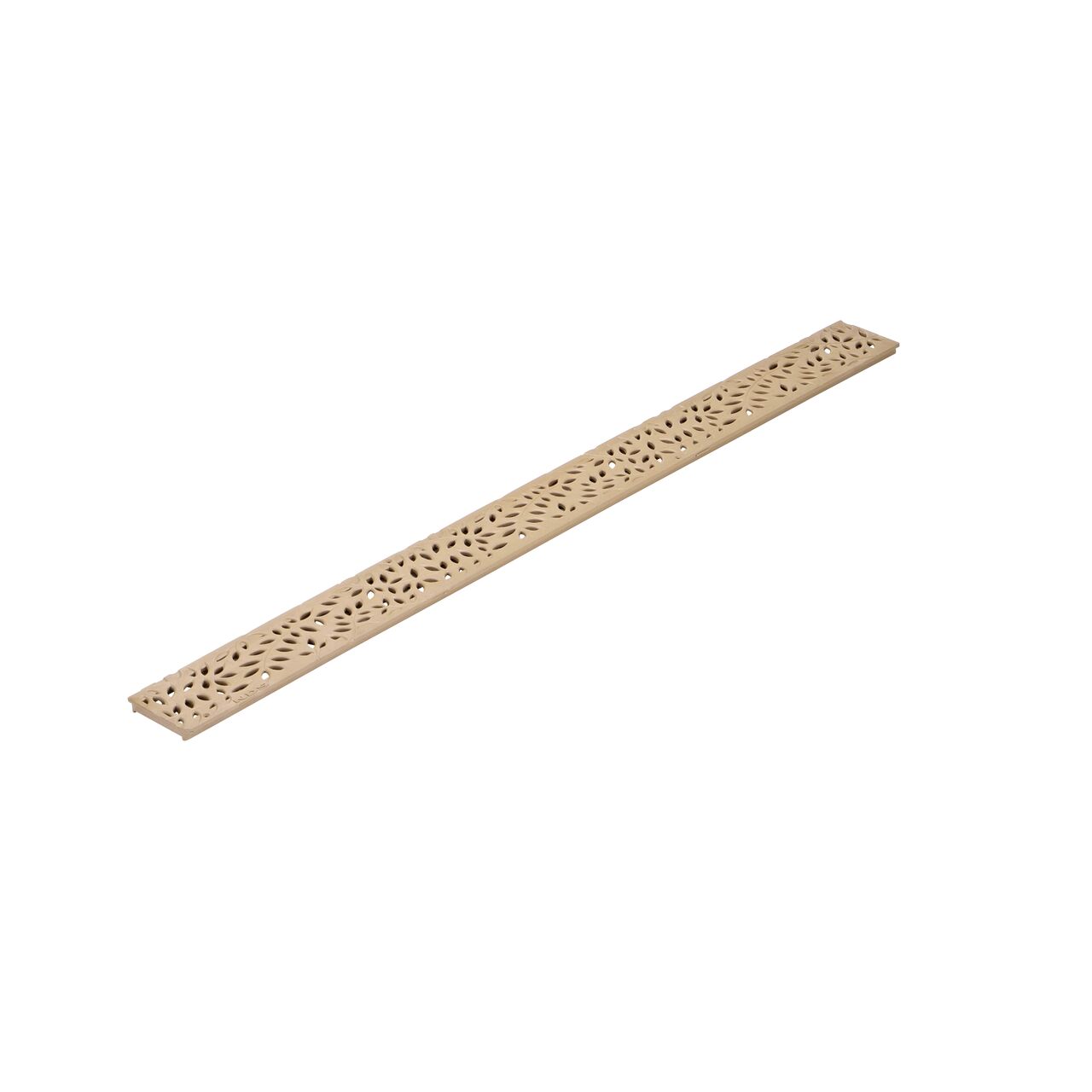 Decorative Botanical Sand Plastic Mini Channel™ Drain Grate (NDS 554S)