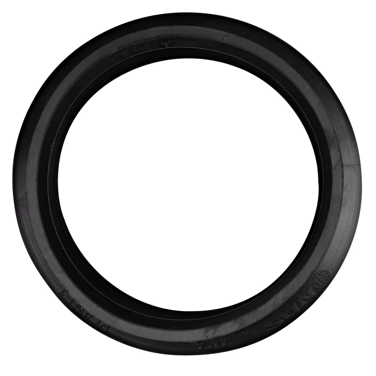 The NDS 4 in. manhole cover in, horizontal position, is made of flexible PVC that permit some lateral pipe movement (NDS 4MA)