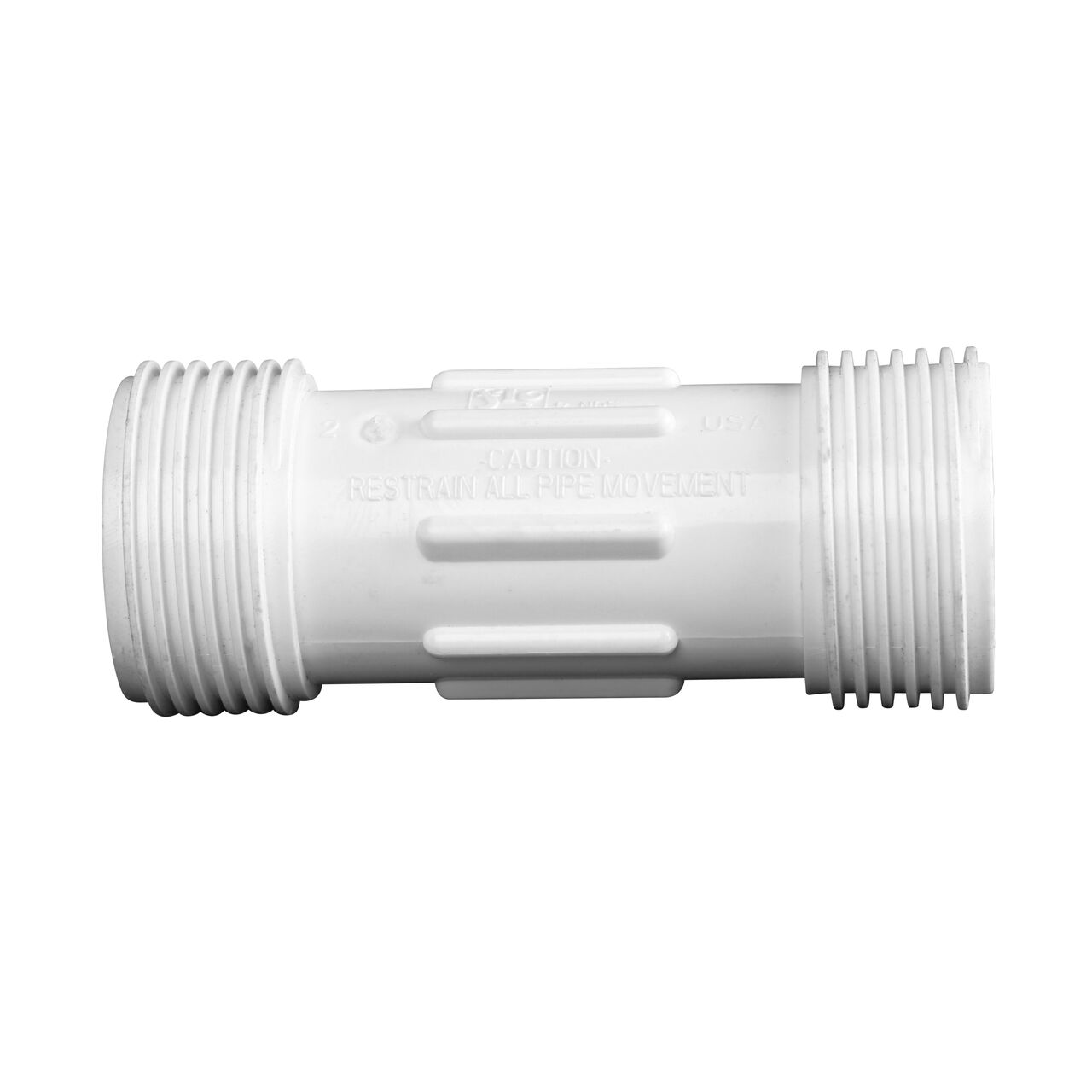 The NDS Compression Coupling is an easy-fit coupling that has two removable compression ends that tighten and secure to pipes (NDS CCC-0750)