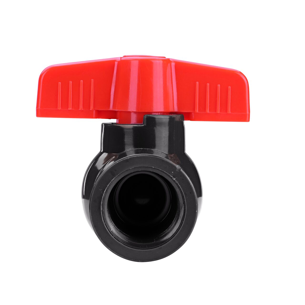 NDS 3/4 in. PVC IPS Ball Valve have a handle to easily rotate the ball and close off pipelines which is perfect for pool and spa, irrigation, and plumbing installations (NDS E1620-07)