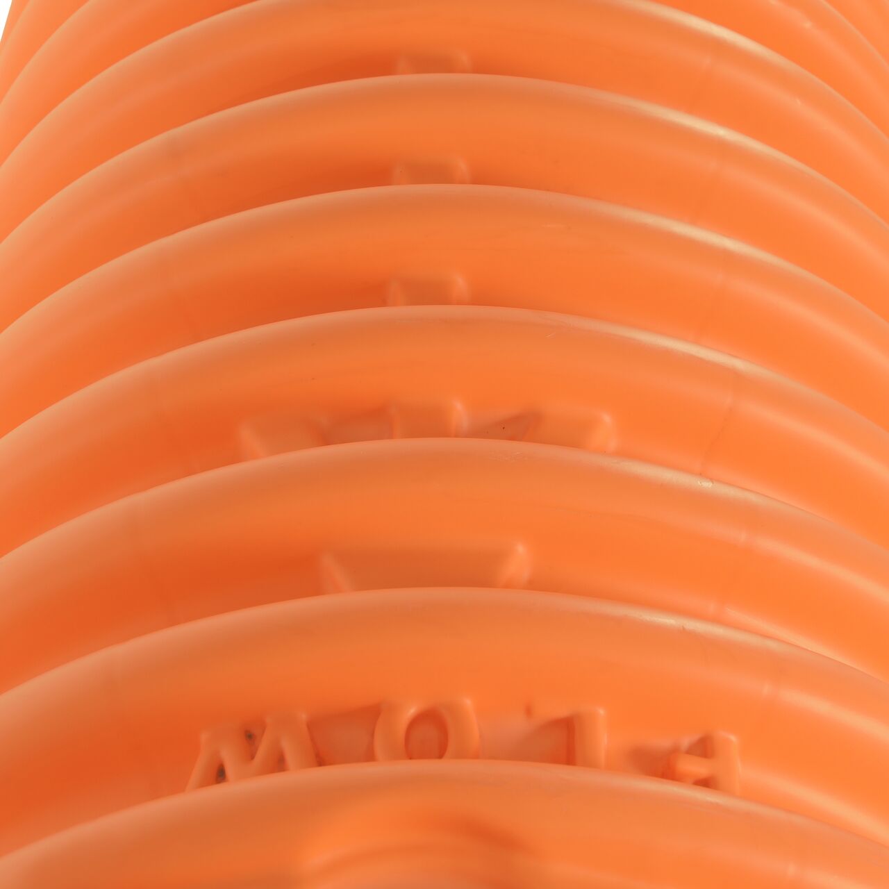 Closeup of the top of the NDS StormChamber 34 in. closed unit where you can cut holes into the product to insert a pipe on top of the chamber  (NDS SC-3475-C-O)