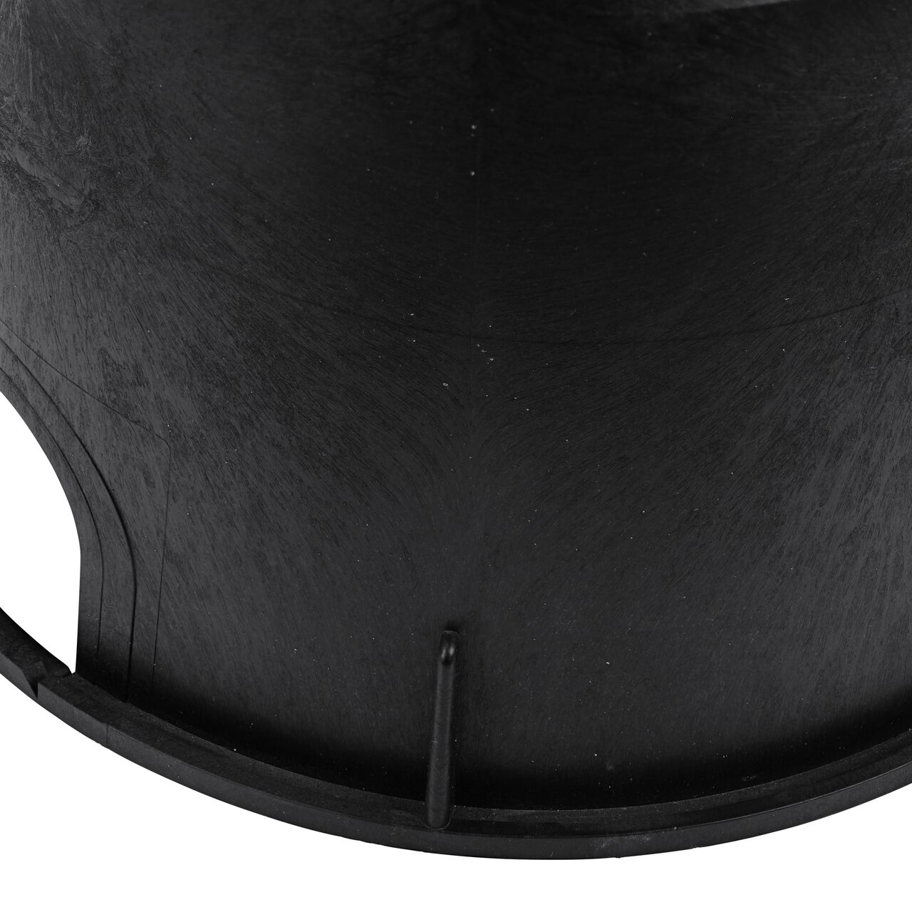 Closeup view of the inside reinforced edges on the NDS 10 in. Round Standard Series Valve Box (NDS 111BCBW)