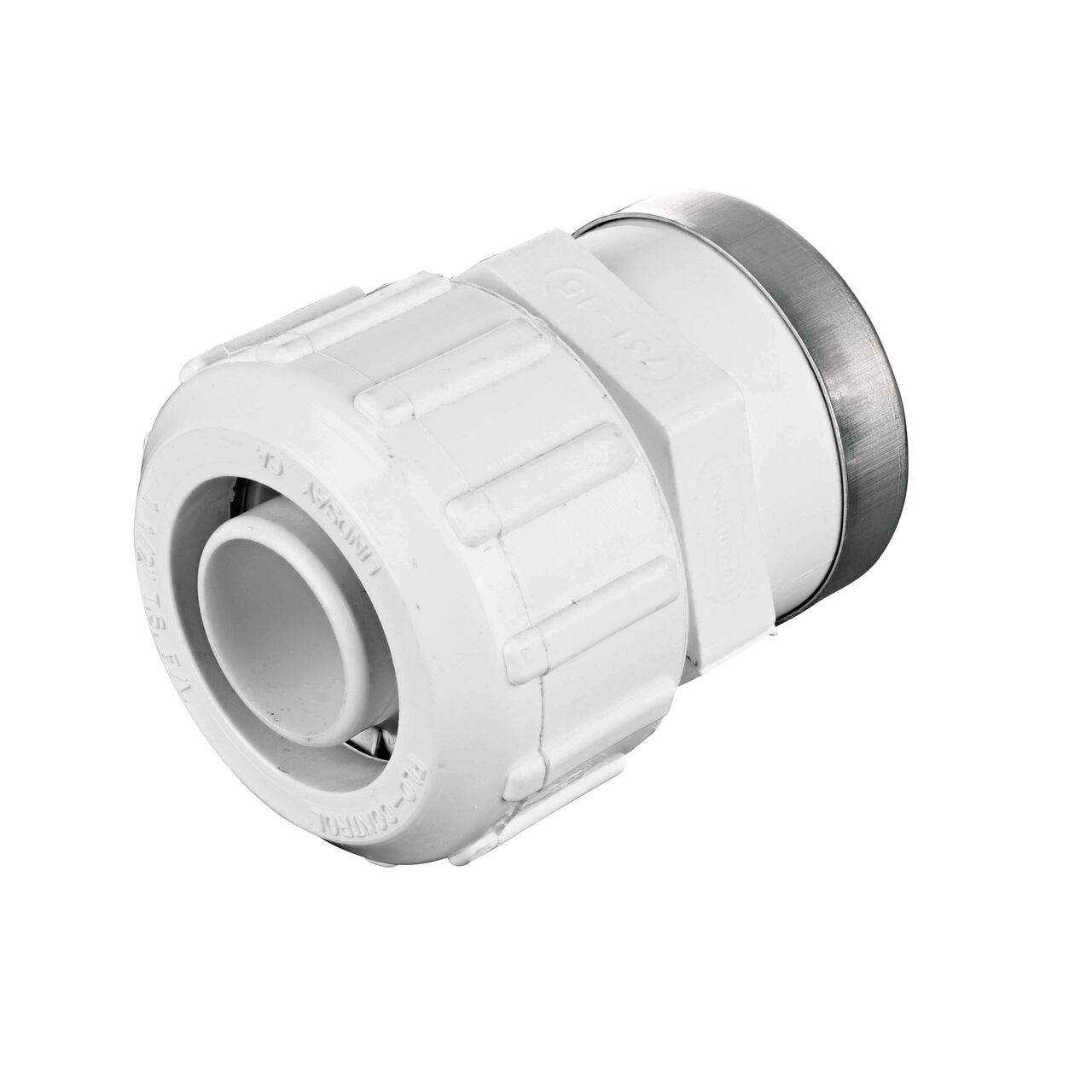 The NDS 1 1/2 in. SDR-9 CTS X FPT Flo-Lock™ Gripper Adapter provides a leak-resistant connection between pipes (NDS 731-15)