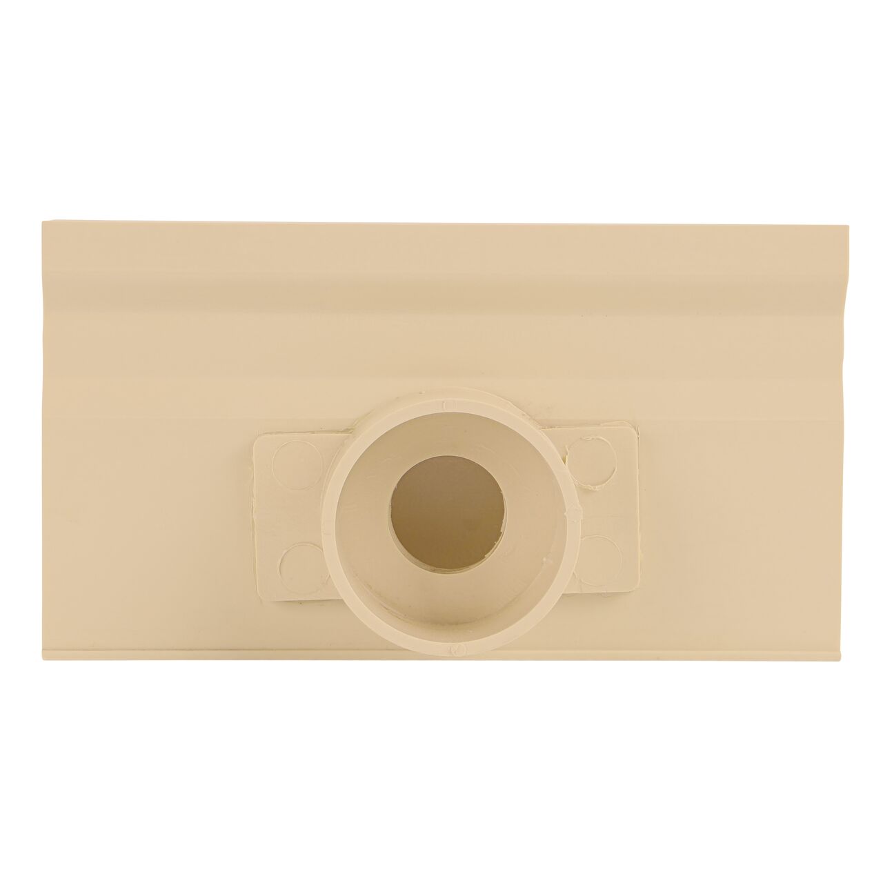 Side view with outlet facing left of the NDS Micro Channel™ Drain & Integrated Grate Side Outlet (NDS 8512)