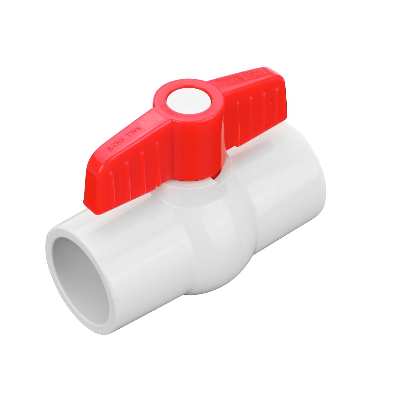 Include a shut-off point in your pipeline with the NDS 1-1/4 in. CPVC CTS Ball Valve with slip connections (NDS C1310-12)