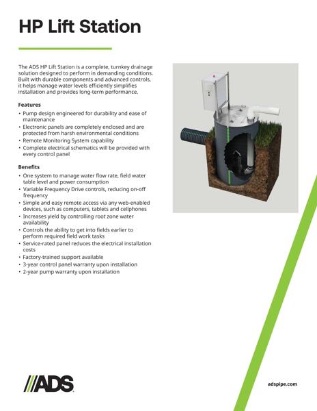 HP Lift Station Product Sheet