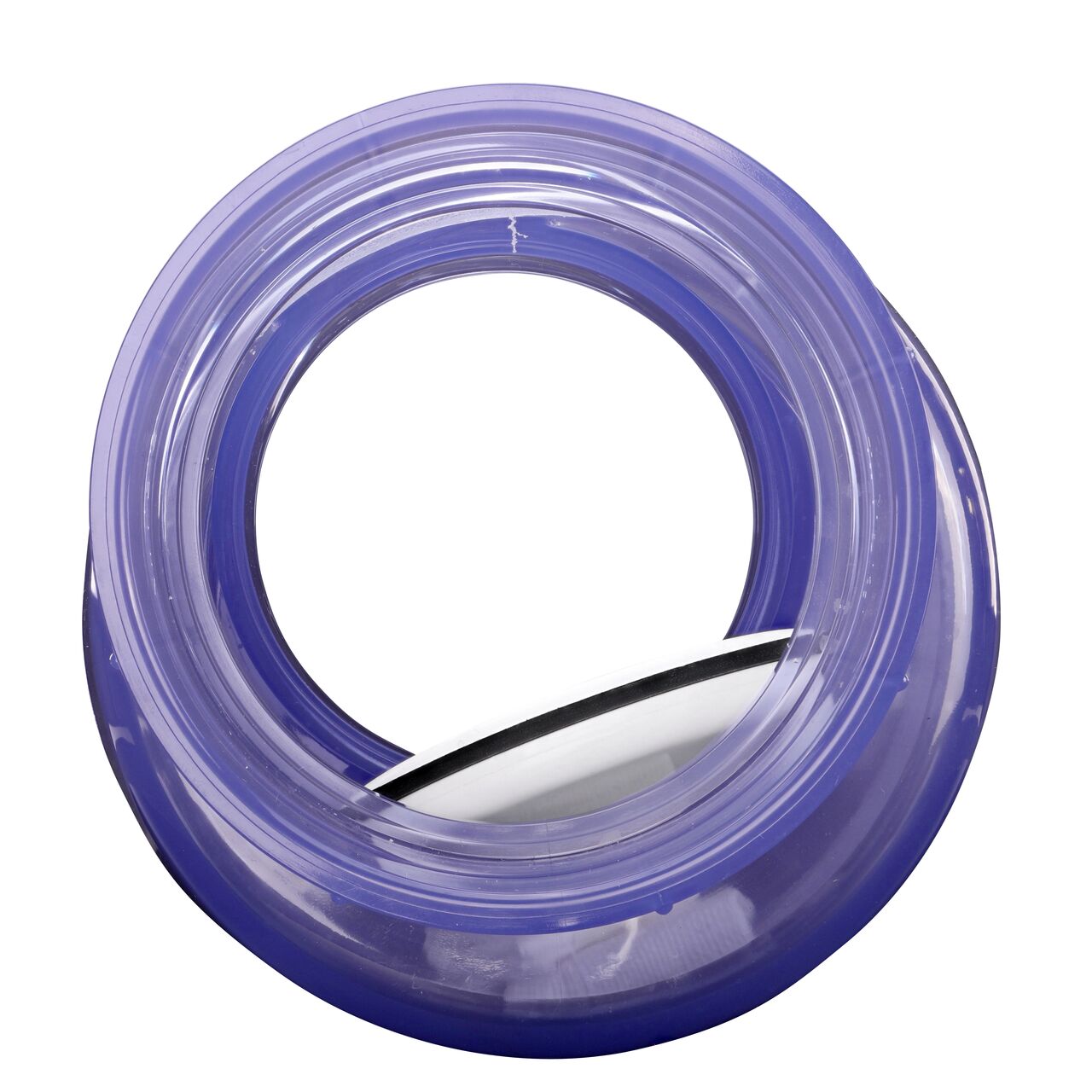 Water is conveyed one-way through the valve when the flap opens on the NDS Clear 4 in. slip end by slip end PVC Swing Check Valve (NDS 1520C40)