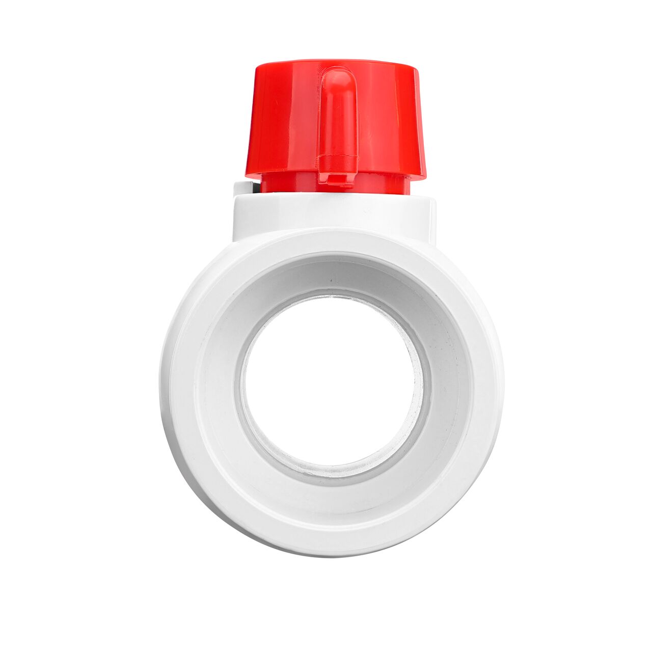 The NDS 2 in. PVC CTS Ball Valve is made of durable material and works with most PVC pipe to transport water and prevent backflow of contaminated water in pressurized systems (NDS E1310-20)