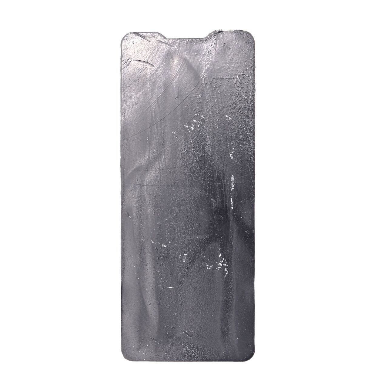 Top Down of the NDS Gray Micro Channel™ Drain End Plug (NDS 8473)