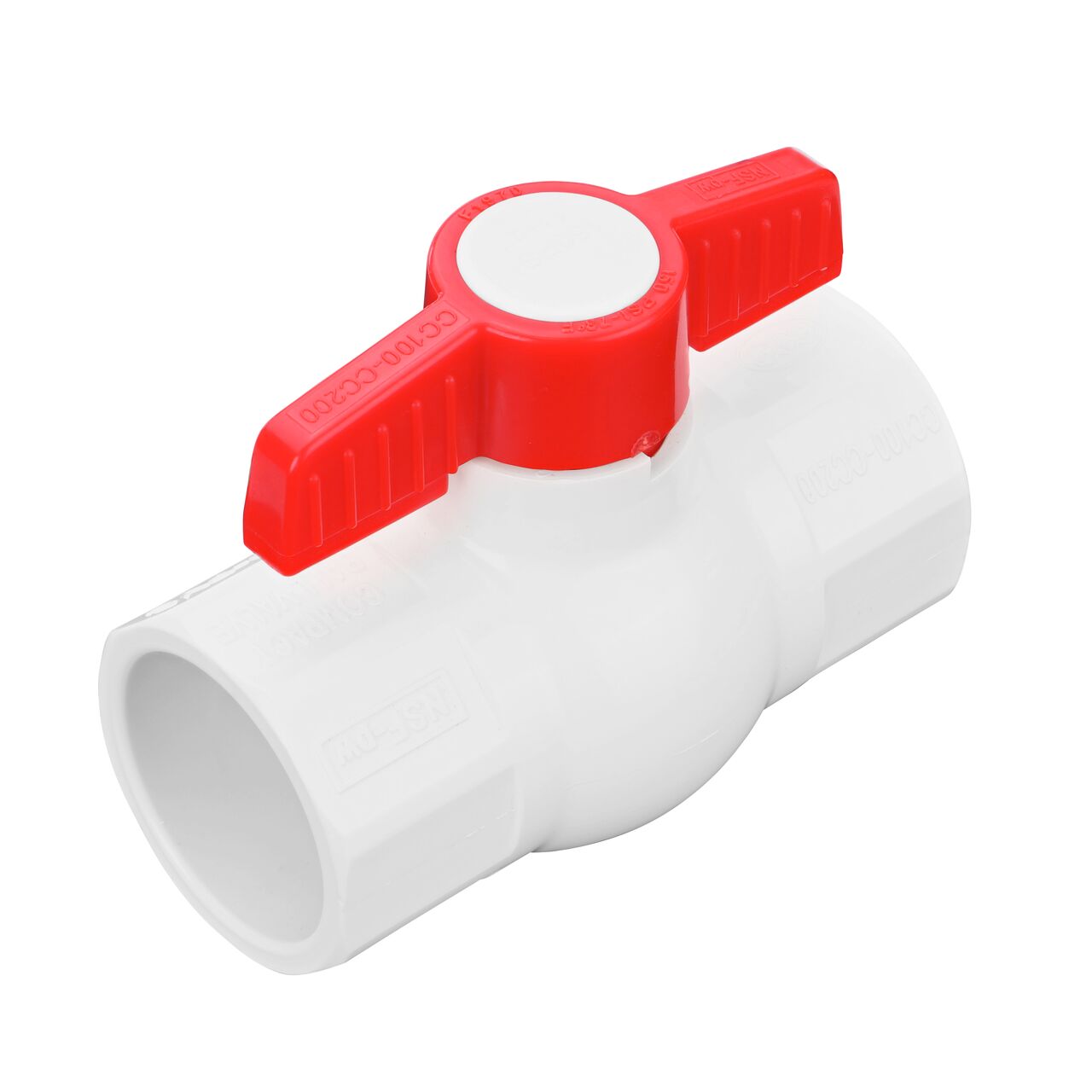NDS PVC IPS Ball Valve is  leak-resistant valve connects two 1-1/2 in. Sch. 40 pipe ends in an irrigation or other pressurized system and prevents the backflow of water (NDS E1410-15)