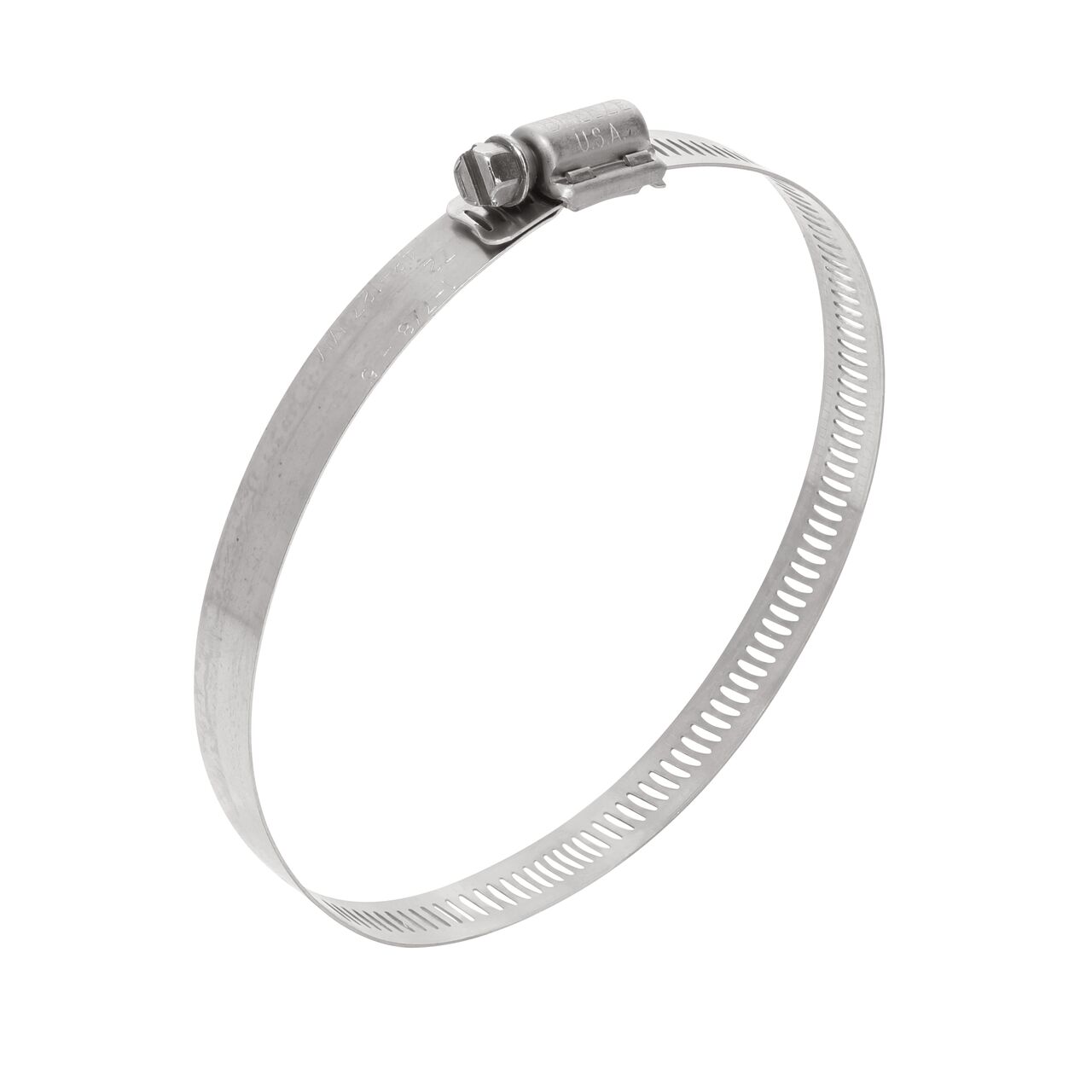 The NDS SAE 72 Worm Drive Hose Clamp with 1/2 in band width (NDS 64072H) reduces hose corrosion and system issues
