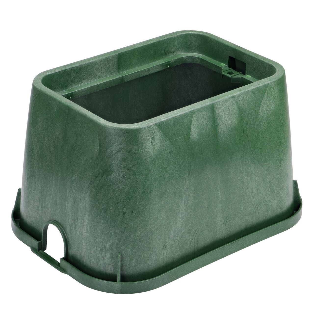 The NDS 14 X 19 in. Rectangular Standard Series Valve Box is an 12 in. high Green Box that protects and conceals components (NDS 114B)