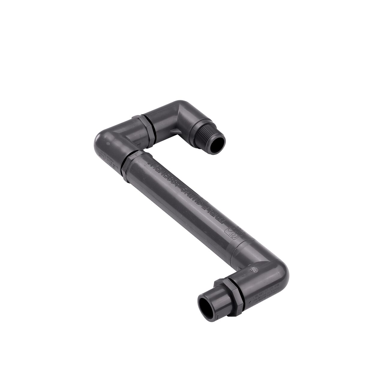 NDS PVC Triple Swing Joints Assembly, Sch. 80 3/4 in. spigot X 3/4 in. MPT allows movement for easier sprinkler placement or relocation (NDS TSA-0750-ST)