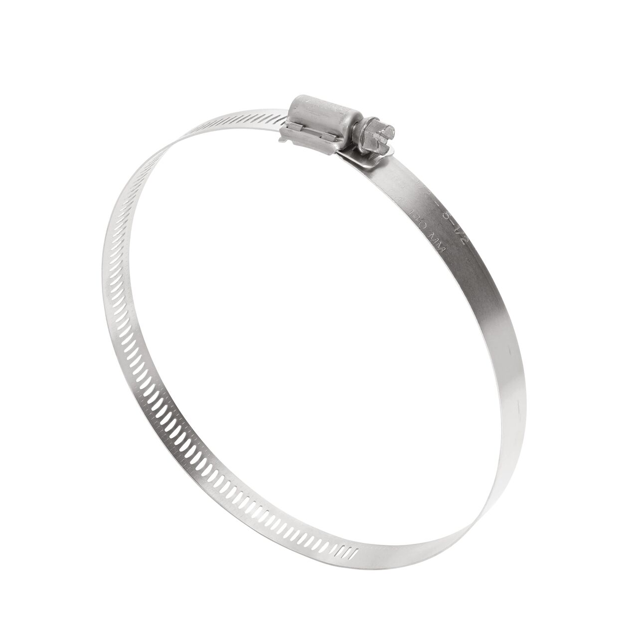 Use the NDS SAE 80 Worm Drive Hose Clamp with Aero Seal 1/2 in. band width (NDS 64080H) to form a secure connection in an industrial application between two pliable hoses or pipes