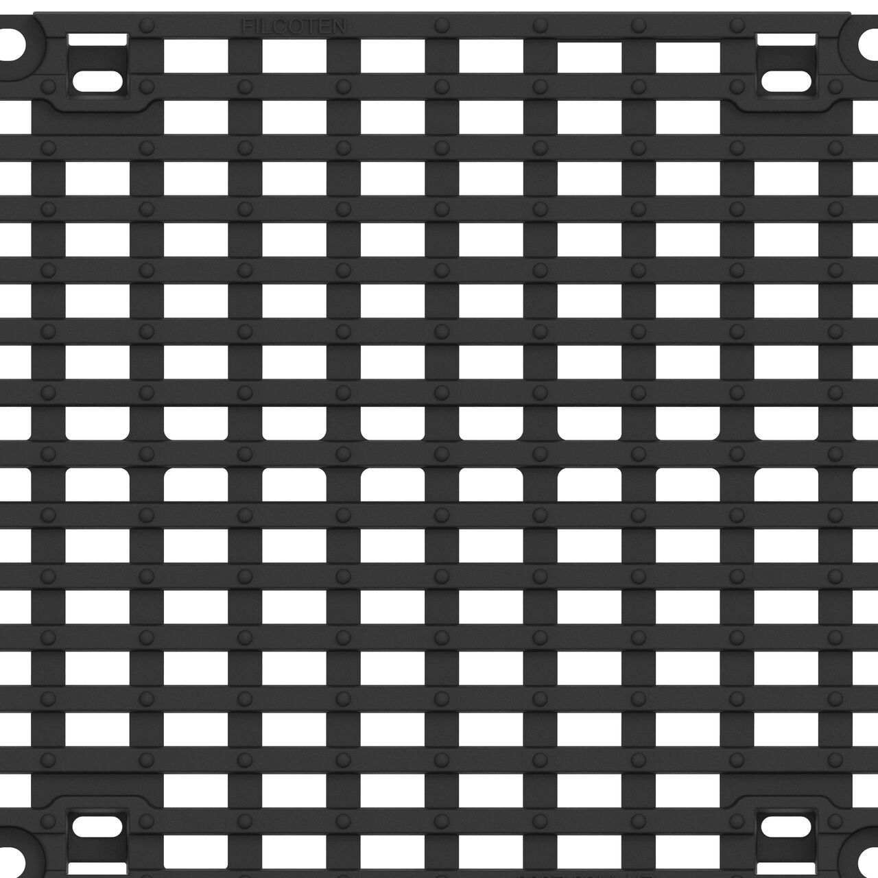 Top down View of ductile iron bar design BG-FILCOTEN® 300 Trench Drain Grate (NDS 17030103)