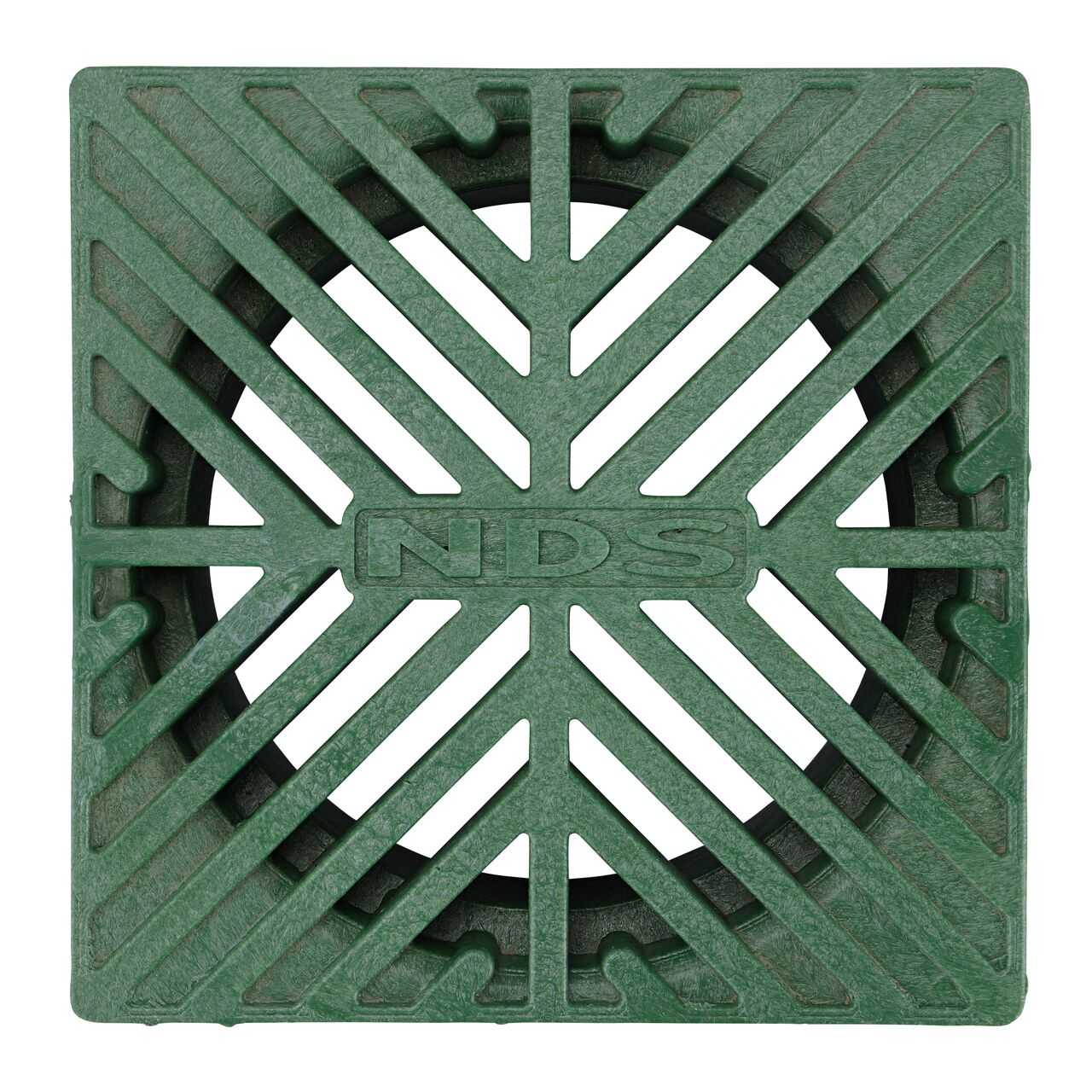 Top Down View of the NDS 5 in. Square Grate (NDS 7, NDS 7*)