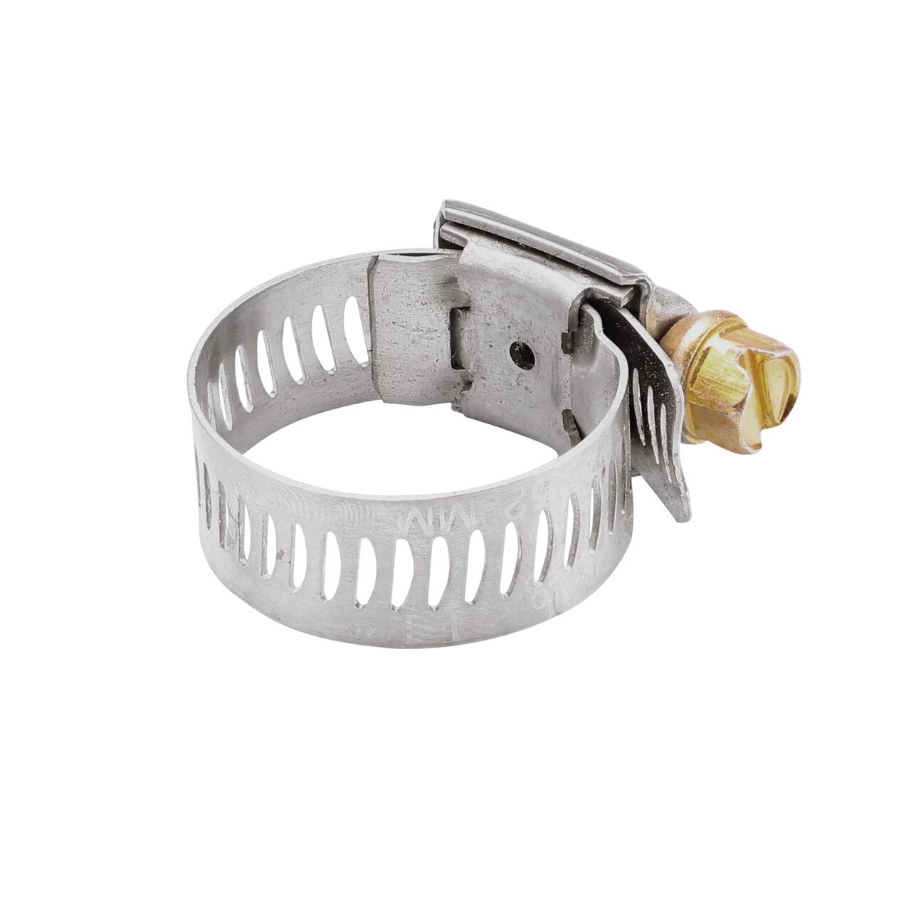 The NDS SAE 12 Worm Drive Hose Clamp with Aero Seal 5/16 in. band width (NDS 62012H) has arcial perforated slots in band for added strength and smoother engagement
