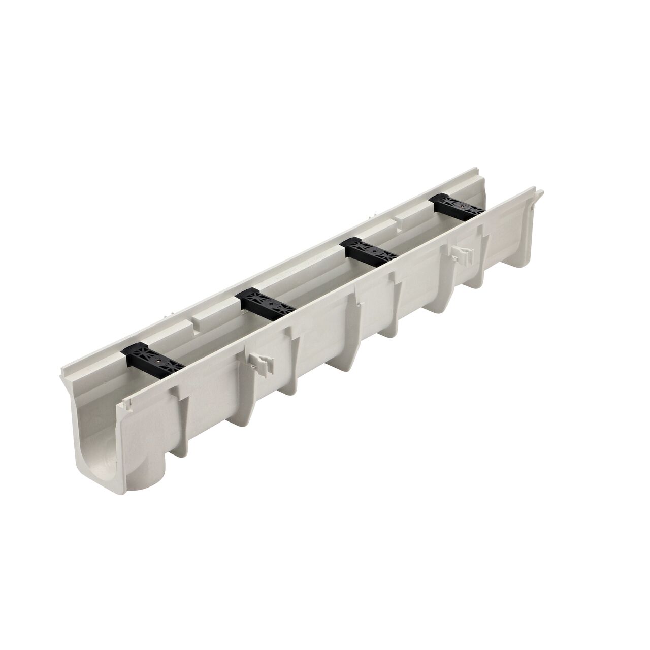 NDS Dura Slope Channel, 6.69 in. to 7.02 in. Deep (NDS DS-099), with tongue joints facing camera