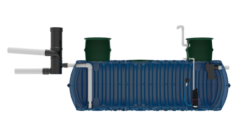 Rainwater Harvesting System - Potable IM-1530 - Cutaway