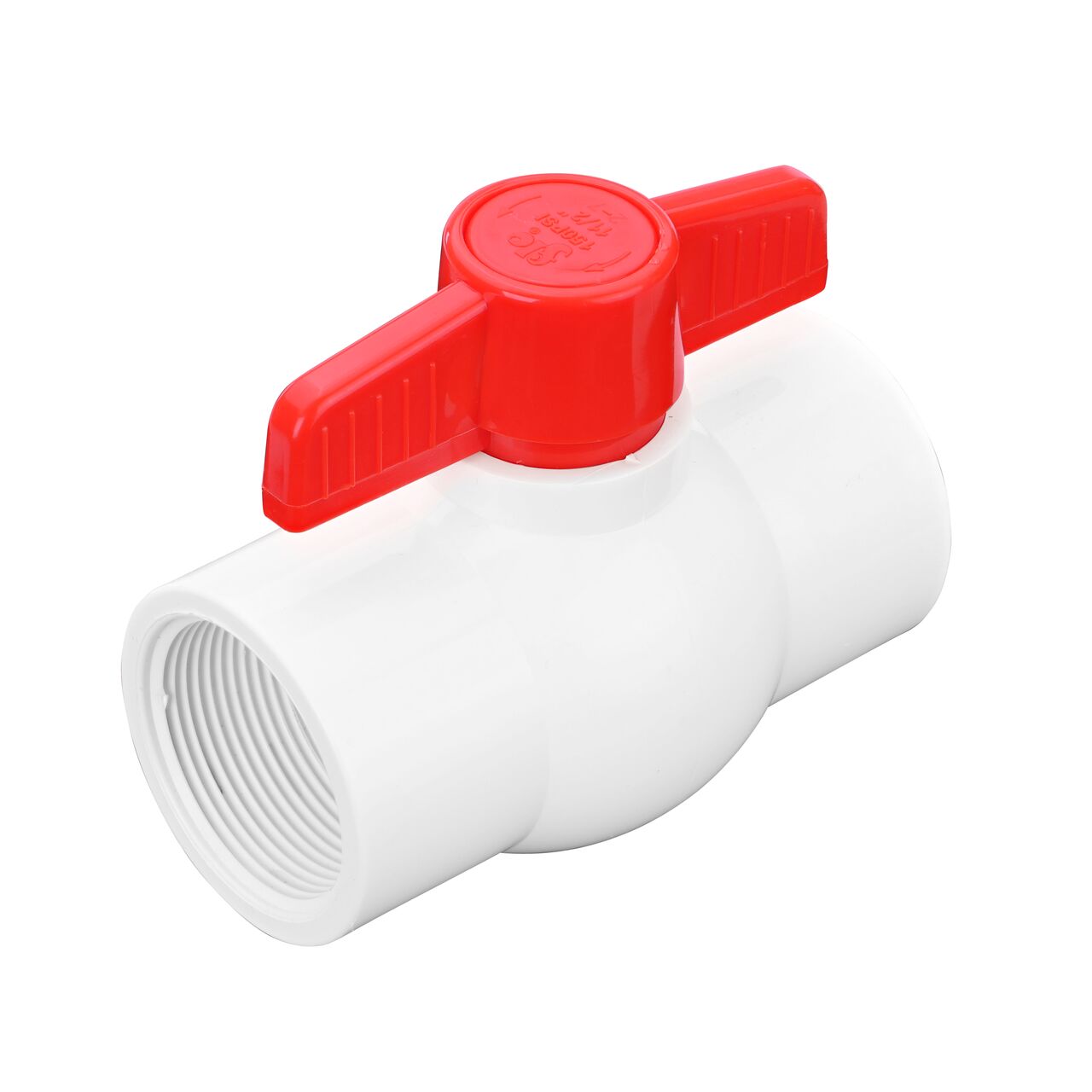 NDS PVC IPS Ball Valve is  leak-resistant valve connects two 1-1/2 in. FPT Sch. 40 pipe ends in an irrigation or other pressurized system and prevents the backflow of water (NDS E1320-15)