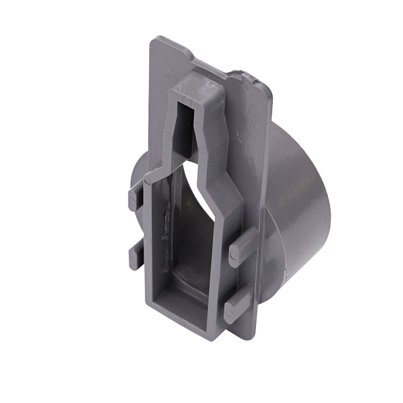 Backside of the NDS Gray Micro Channel™ Drain End Outlet (NDS 8463)