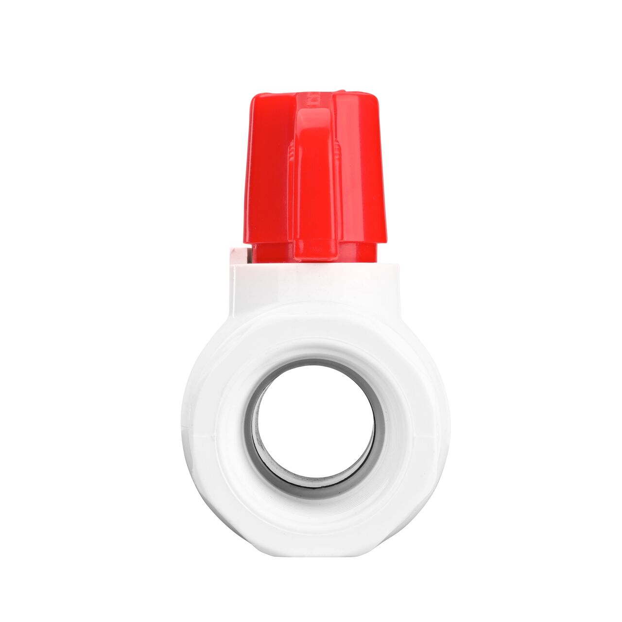 NDS 3/4 in. PVC IPS Ball Valve direct water flow one-way through pipes when the ball valve opens that is perfect for pool and spa, irrigation, and plumbing installations (NDS E1420-07)
